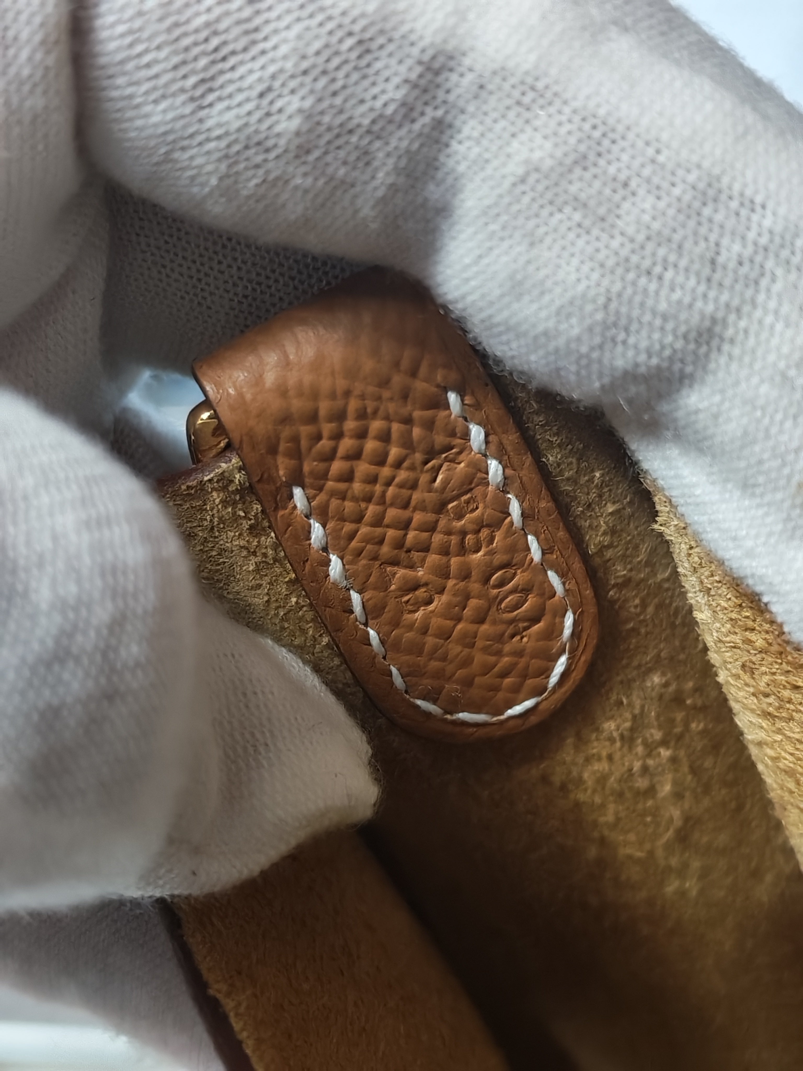 Evelyn 16 TPM (New Version) Gold in Epsom Leather and Gold Hardware Stamp K (2025) | Purse Maison Luxury Bags Shop
