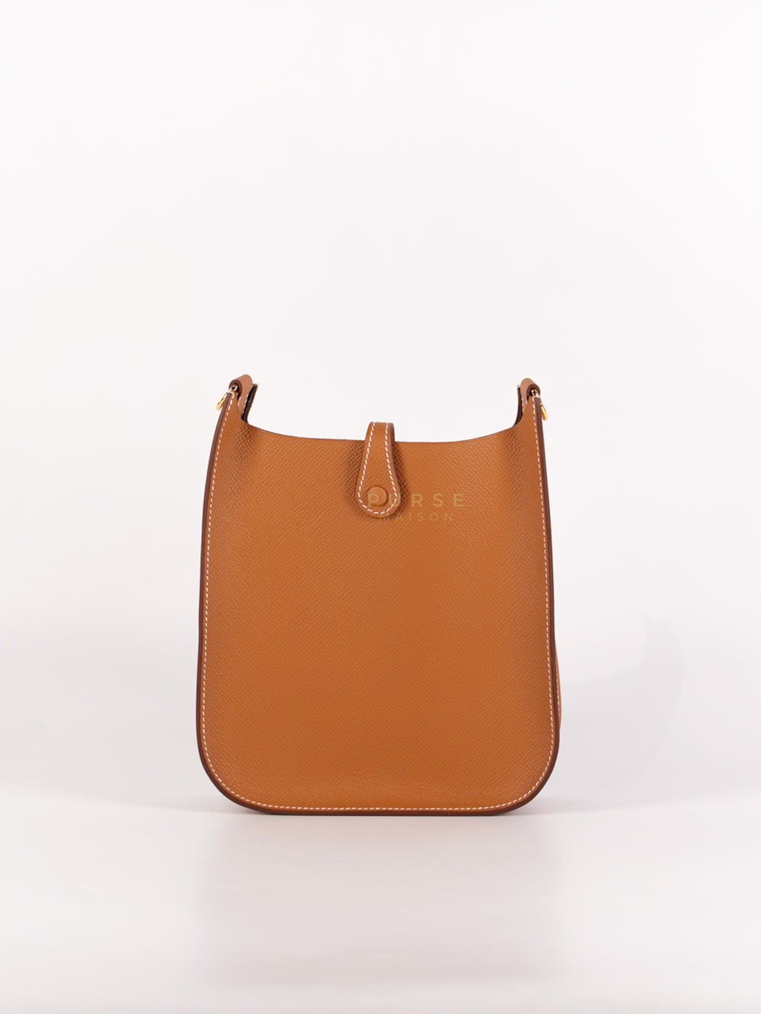 Evelyn 16 TPM (New Version) Gold in Epsom Leather and Gold Hardware Stamp K (2025) | Purse Maison Luxury Bags Shop