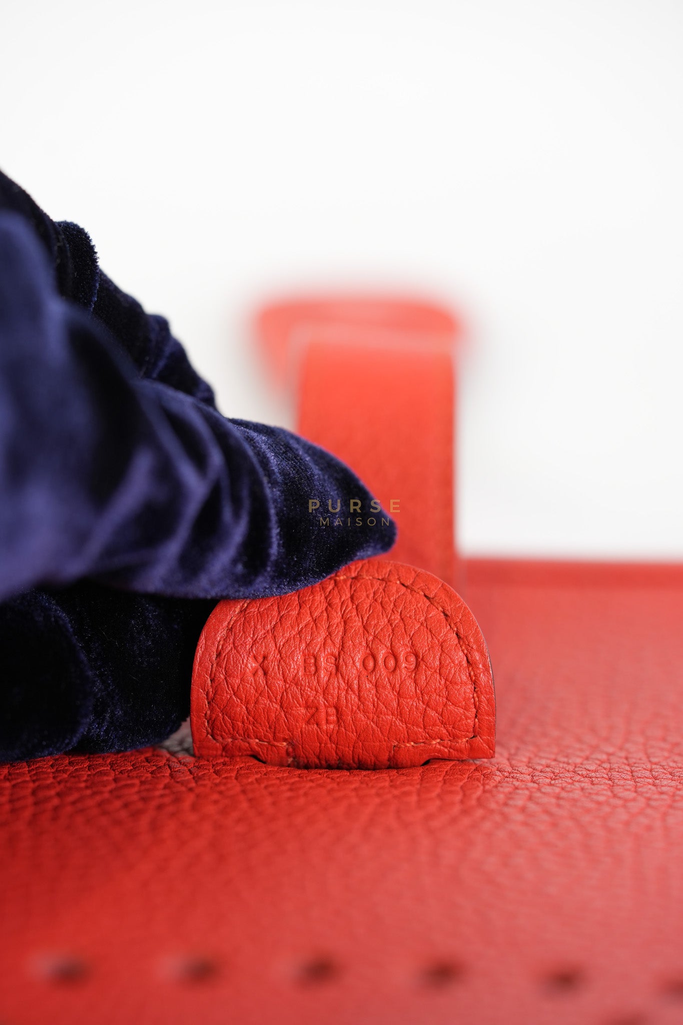 Evelyn GM in Red Clemence Palladium Hardware Stamp X(2017) | Purse Maison Luxury Bags Shop