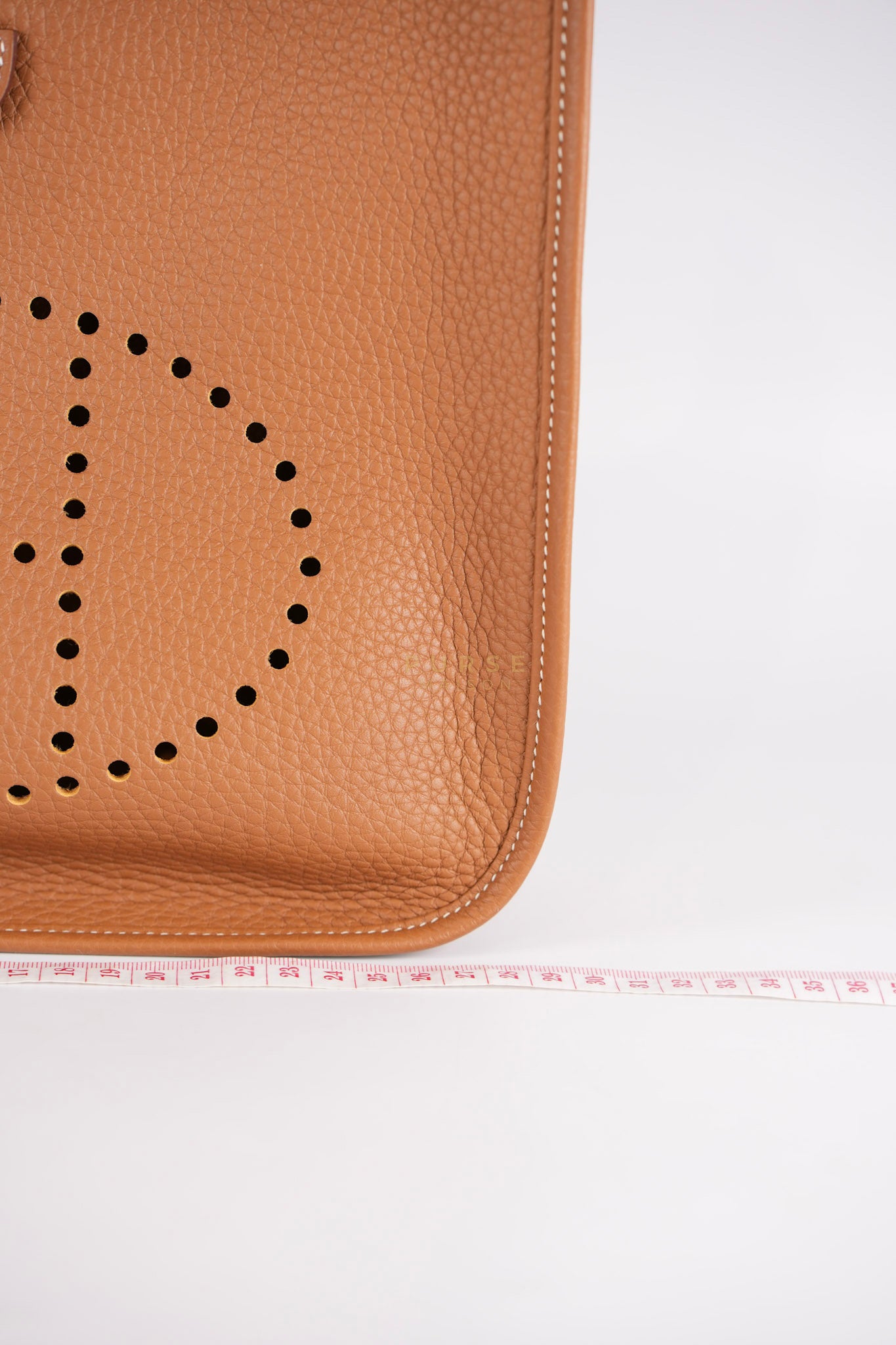 Evelyn III PM Gold in Clemence Leather and Palladium Hardware Stamp K (2025) | Purse Maison Luxury Bags Shop