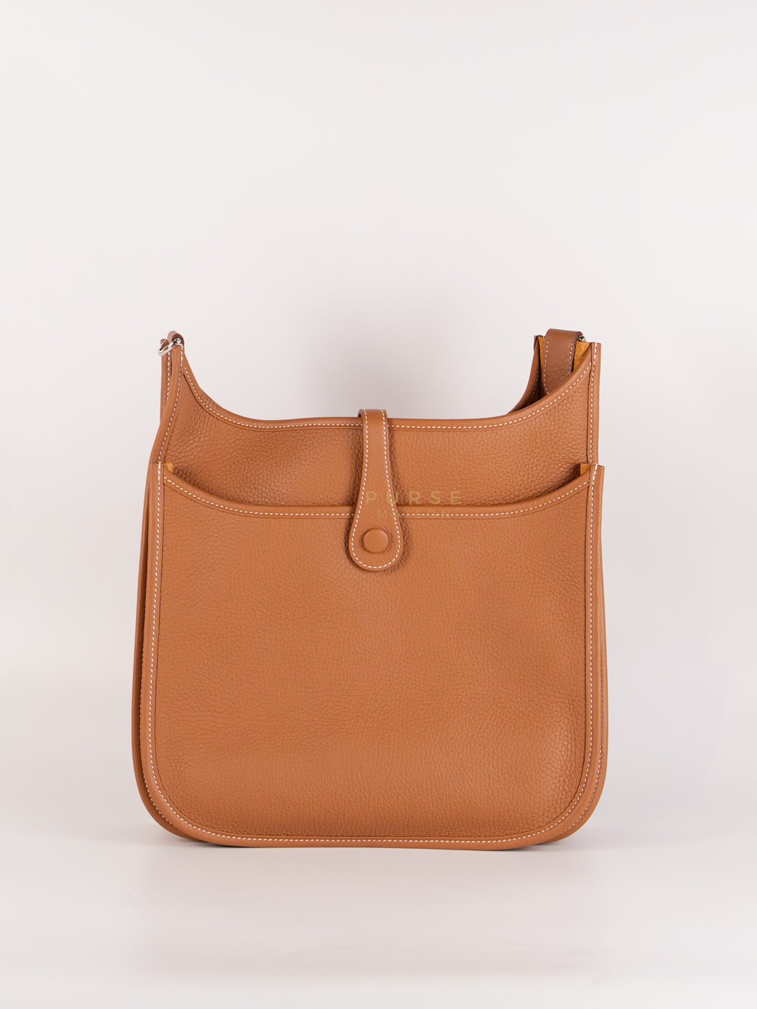 Evelyn III PM Gold in Clemence Leather and Palladium Hardware Stamp K (2025) | Purse Maison Luxury Bags Shop