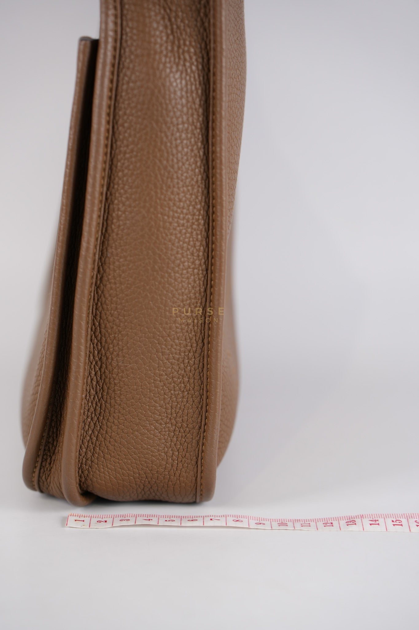 Evelyn PM Beige de Weimar in Clemence Leather and Gold Hardware Stamp Z (2021) | Purse Maison Luxury Bags Shop