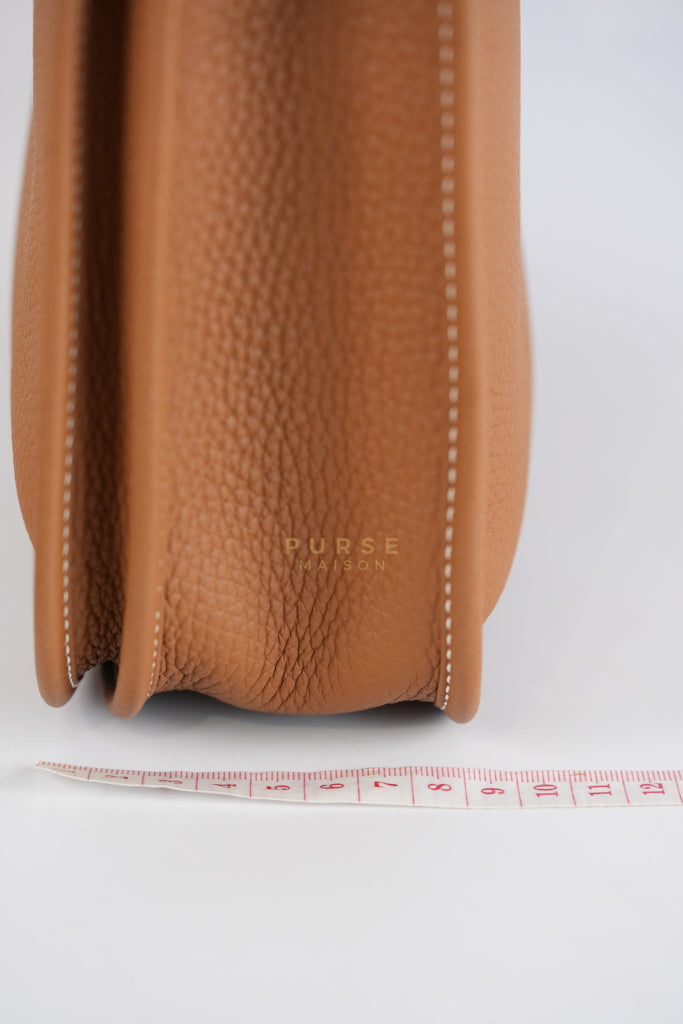 Evelyn PM in Gold Clemence Leather and Gold Hardware Stamp W (2024) | Purse Maison Luxury Bags Shop