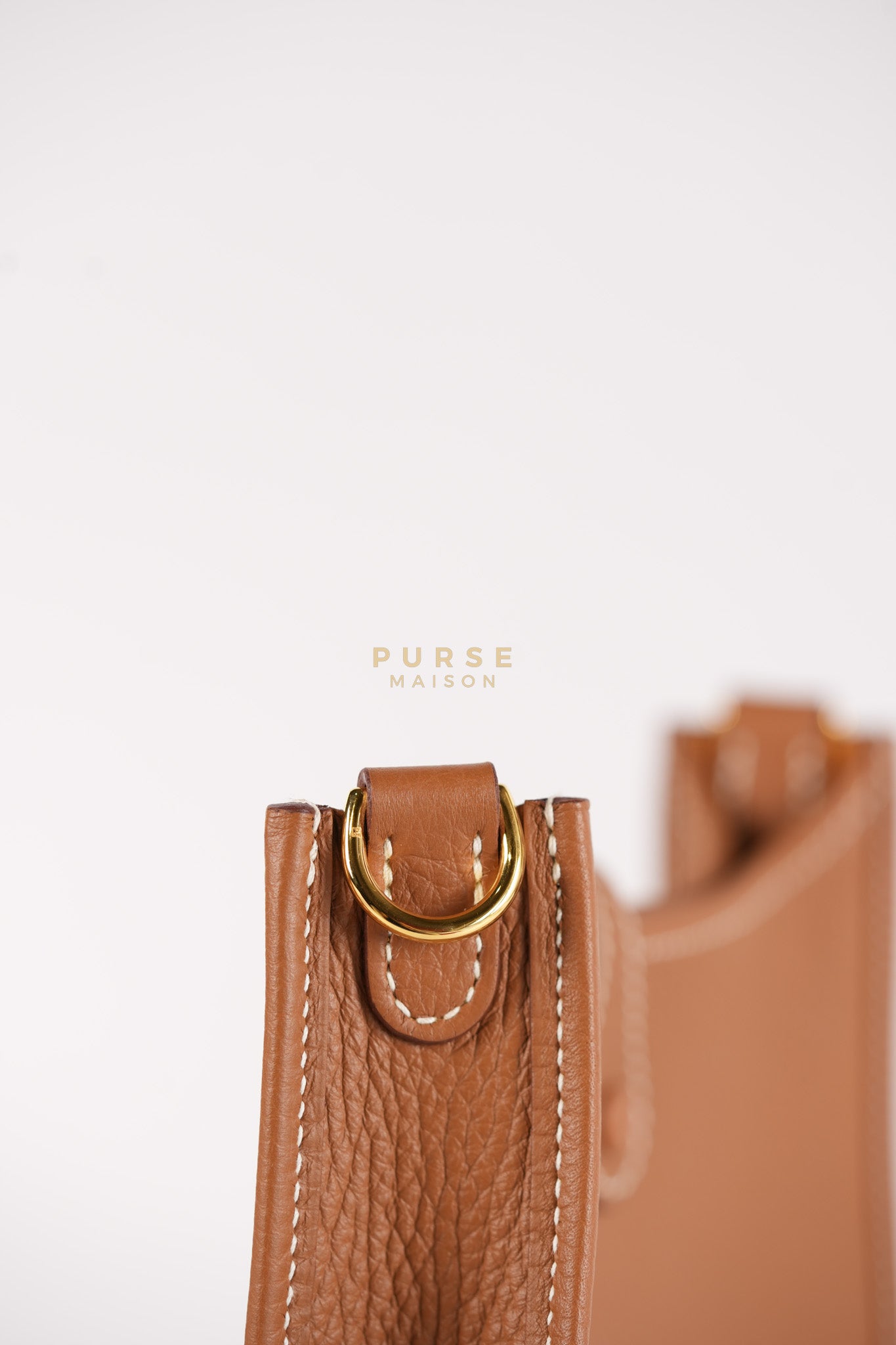 Evelyne 16 TPM Gold Clemence Leather & Gold Hardware Stamp W(2024) | Purse Maison Luxury Bags Shop
