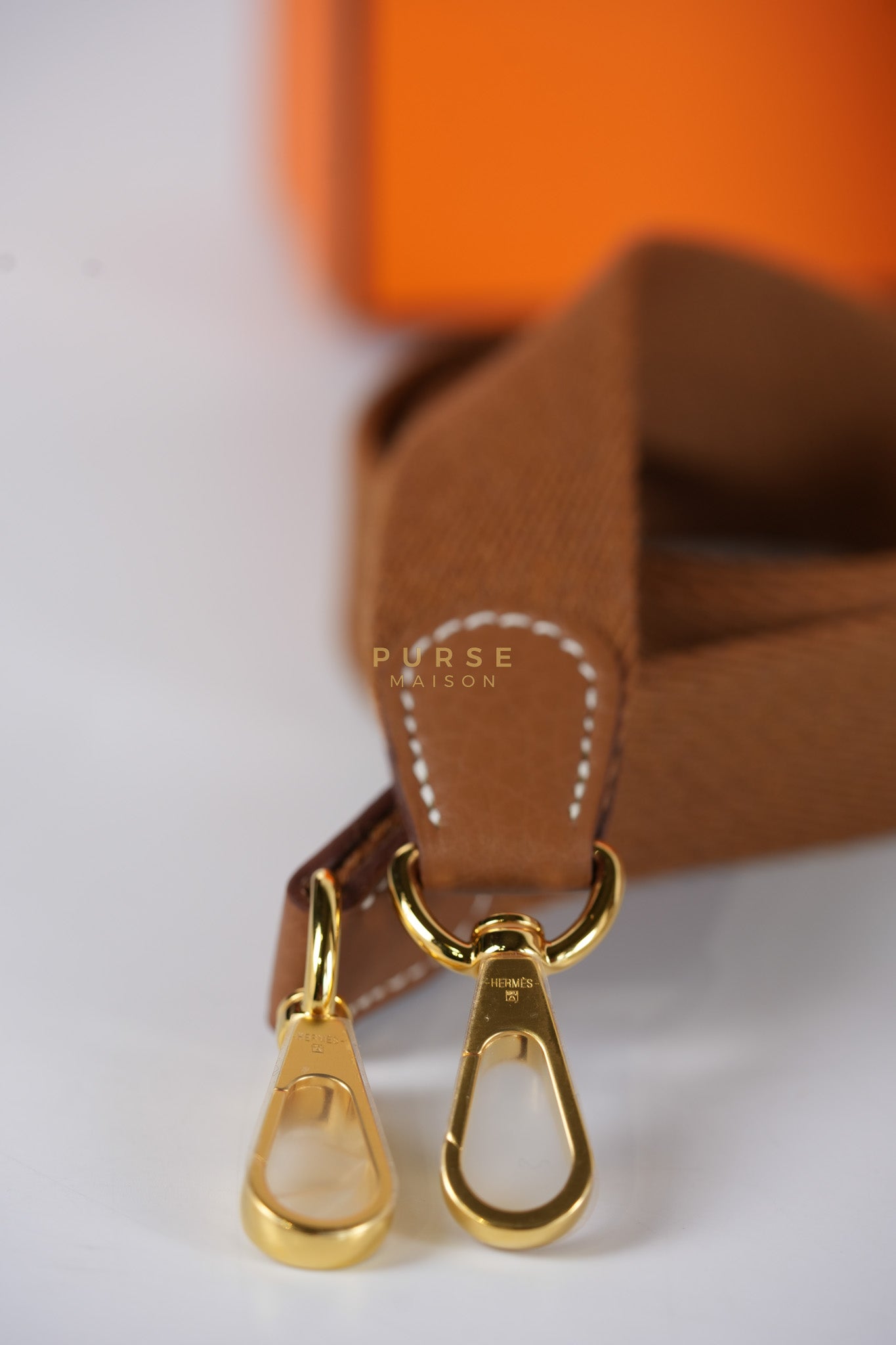 Evelyne 16 TPM Gold Clemence Leather & Gold Hardware Stamp W(2024) | Purse Maison Luxury Bags Shop