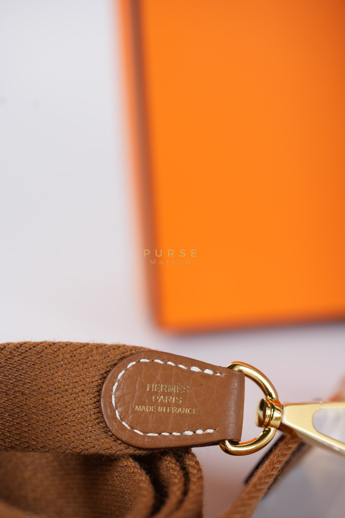 Evelyne 16 TPM Gold Clemence Leather & Gold Hardware Stamp W(2024) | Purse Maison Luxury Bags Shop