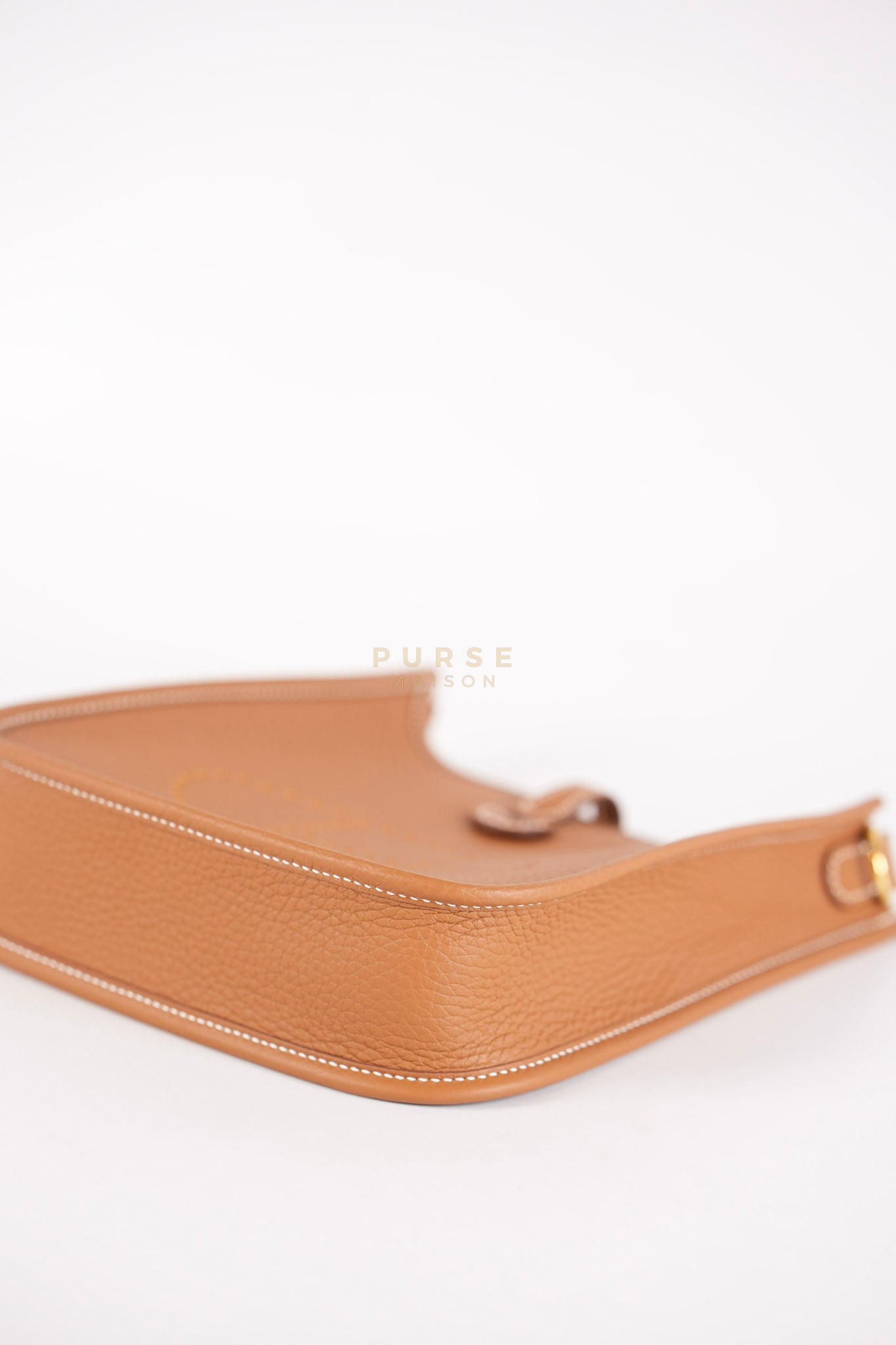Evelyne 16 TPM in Gold Clemence Leather and Gold Hardware Stamp K (2025) | Purse Maison Luxury Bags Shop