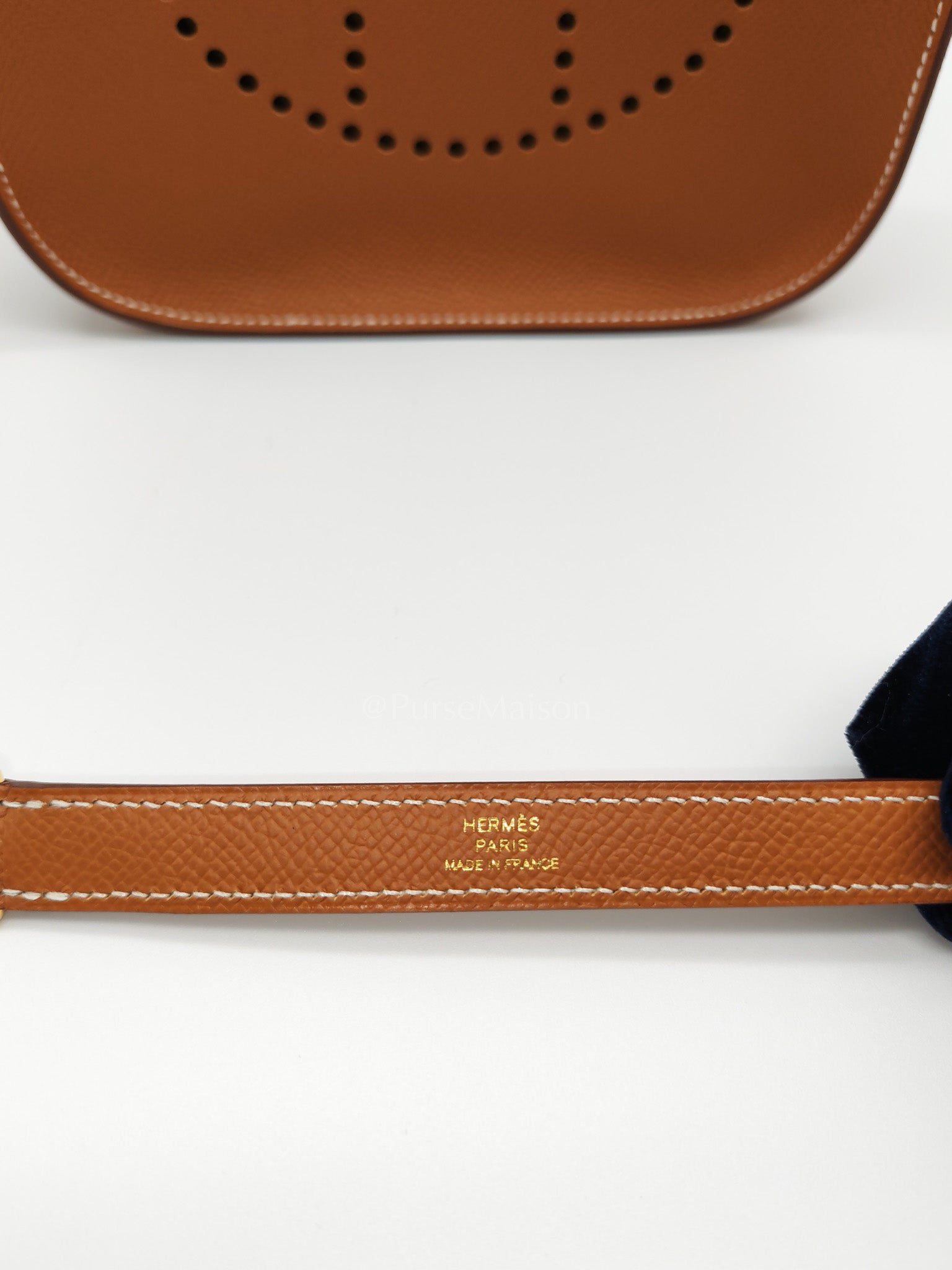 Evelyne 16 TPM Sellier in Gold Epsom Leather and Gold Hardware Stamp K (2025) | Purse Maison Luxury Bags Shop