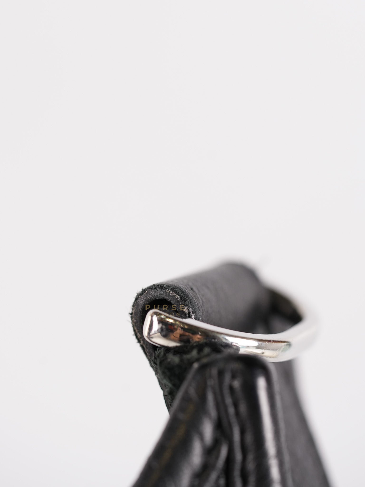 Evelyne PM in Black Clemence Leather and Palladium Hardware Stamp U (2022) | Purse Maison Luxury Bags Shop