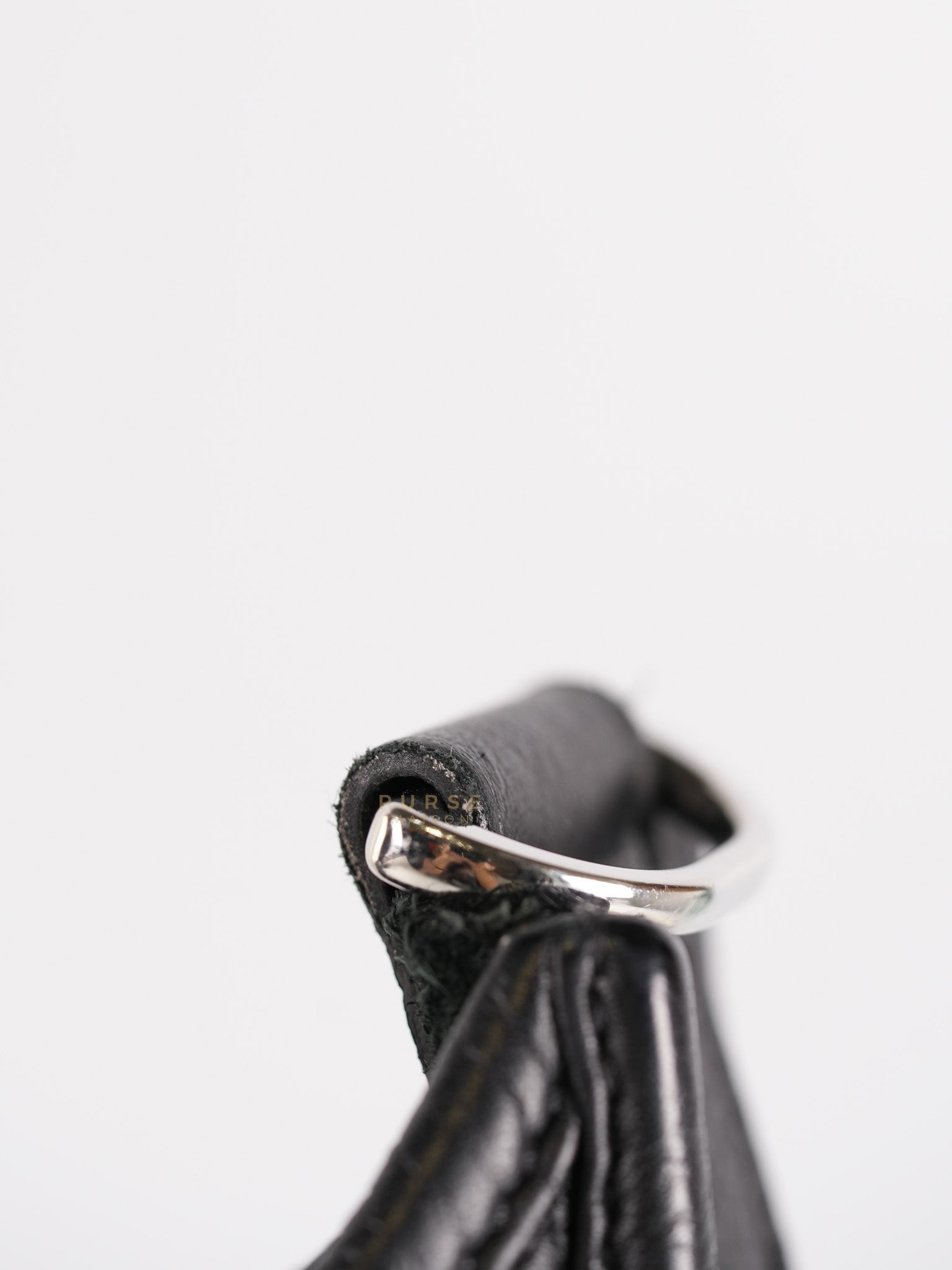 Evelyne PM in Black Clemence Leather and Palladium Hardware Stamp U (2022) | Purse Maison Luxury Bags Shop