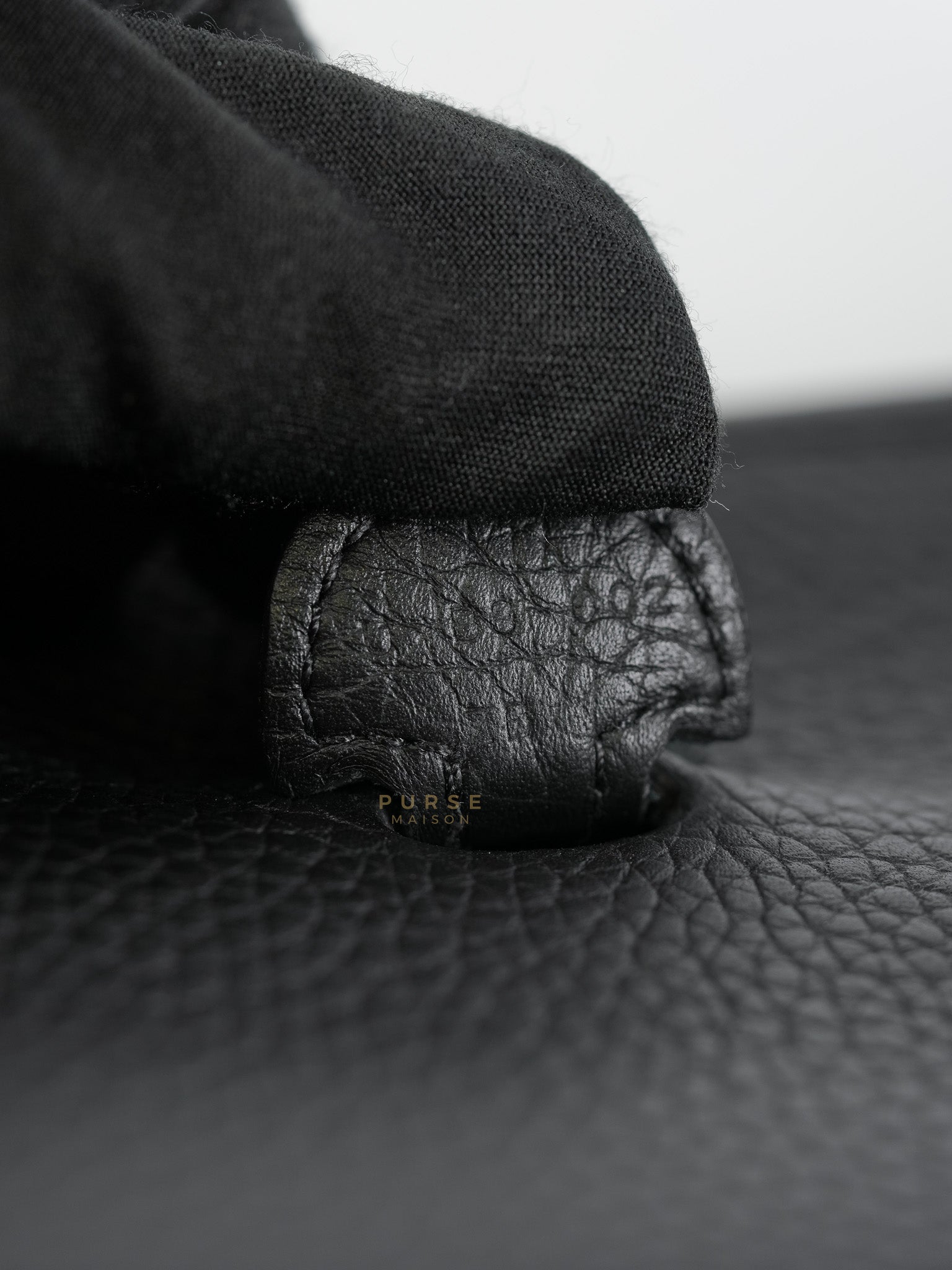Evelyne PM in Black Clemence Leather and Palladium Hardware Stamp U (2022) | Purse Maison Luxury Bags Shop