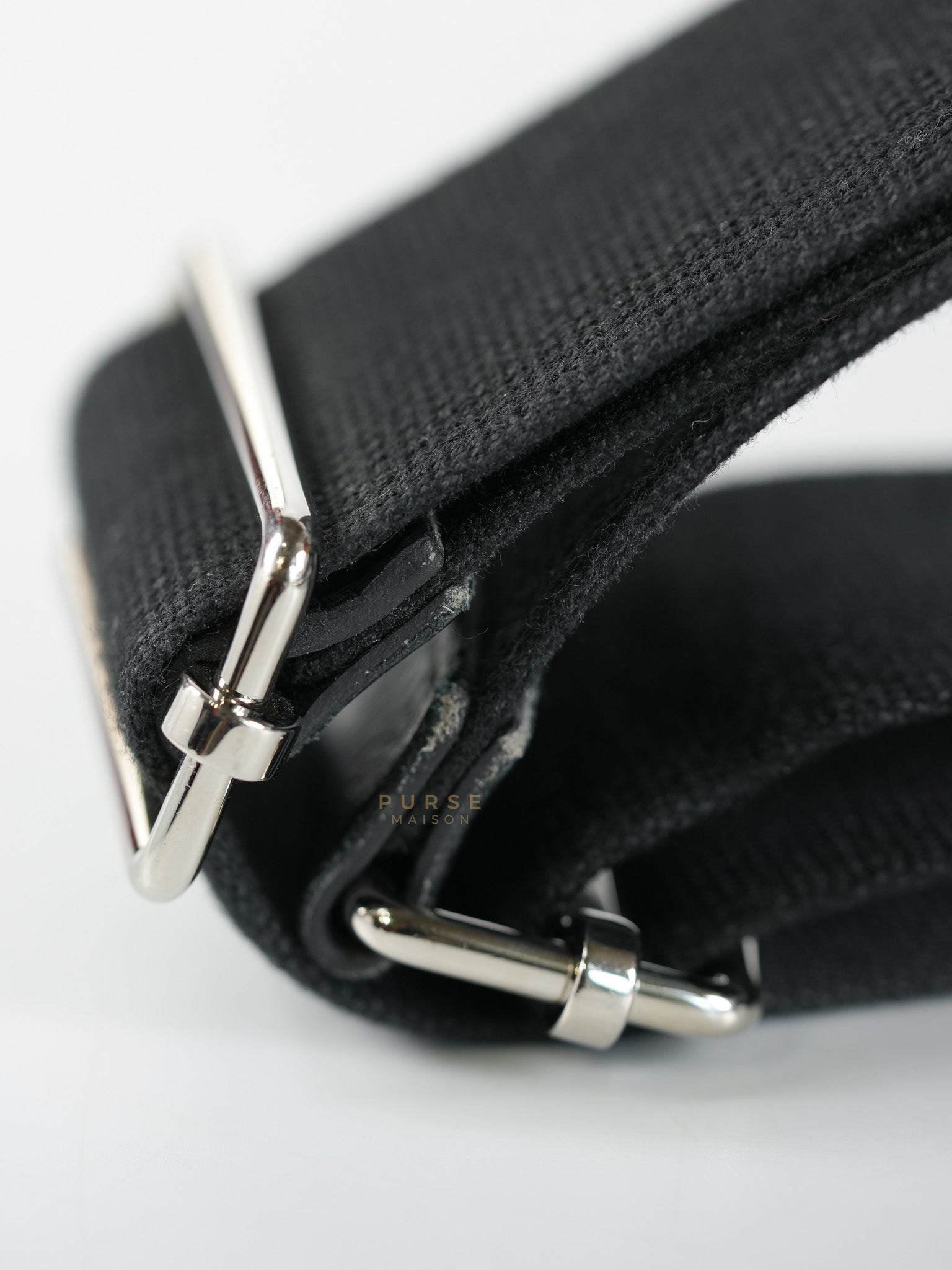 Evelyne PM in Black Clemence Leather and Palladium Hardware Stamp U (2022) | Purse Maison Luxury Bags Shop