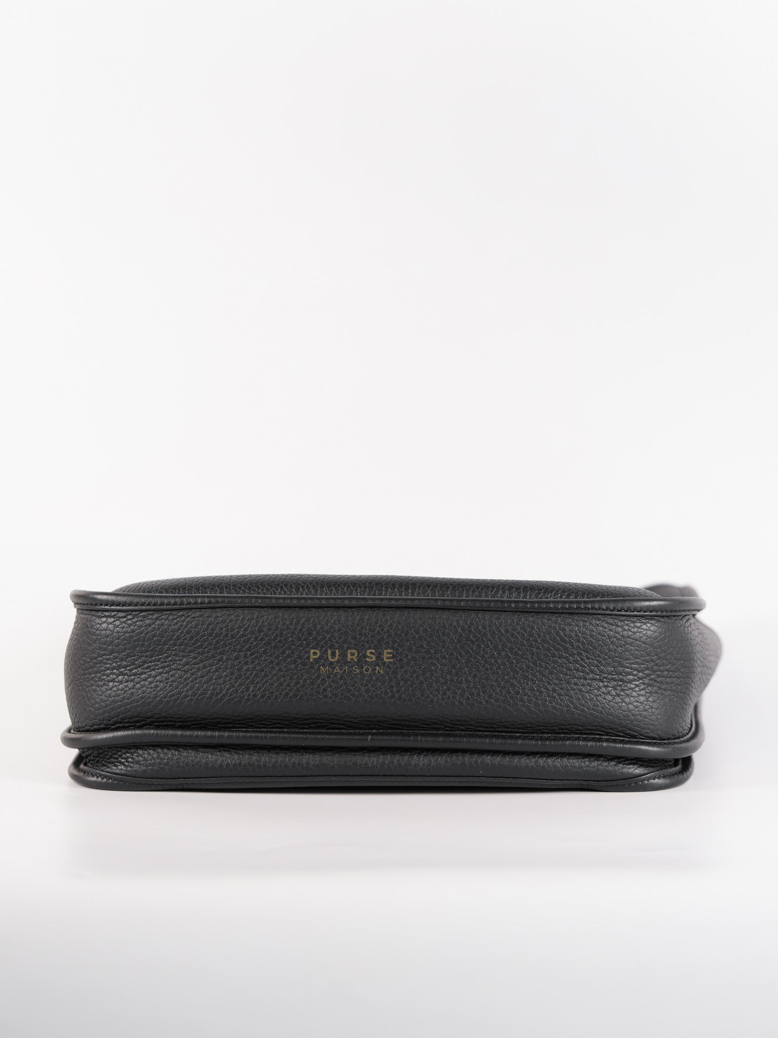 Evelyne PM in Black Clemence Leather and Palladium Hardware Stamp U (2022) | Purse Maison Luxury Bags Shop