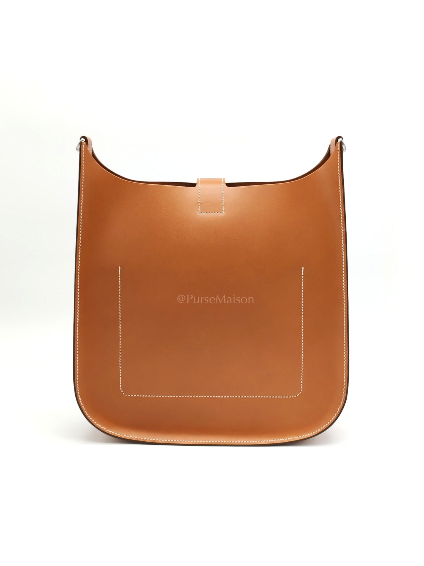 Evelyne PM Sellier in Gold Vache Hunter Leather and Palladium Hardware Stamp A (2017) | Purse Maison Luxury Bags Shop