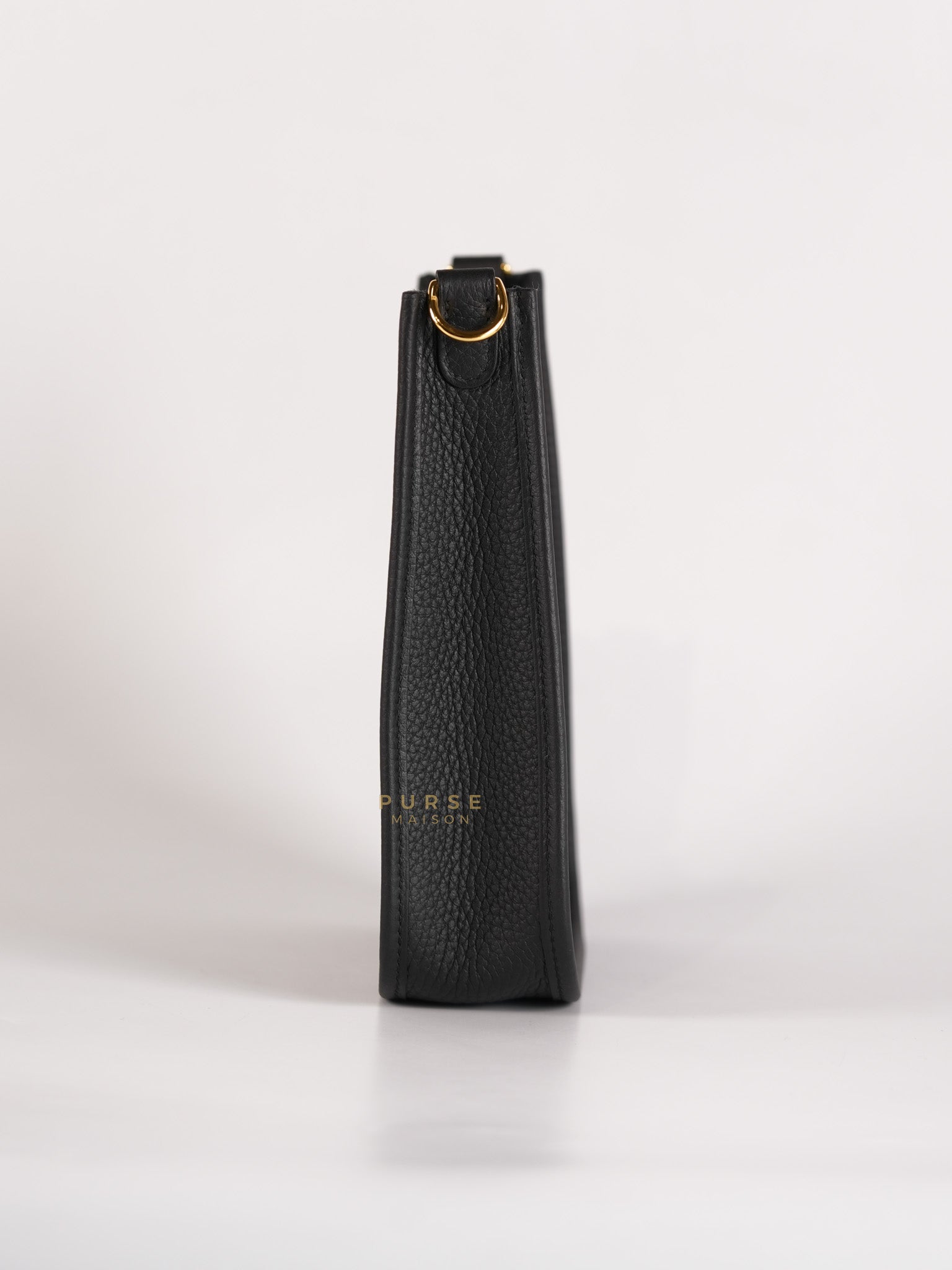 Evelyne TPM Black Clemence Hardware in Gold Hardware Stamp K (2025) | Purse Maison Luxury Bags Shop