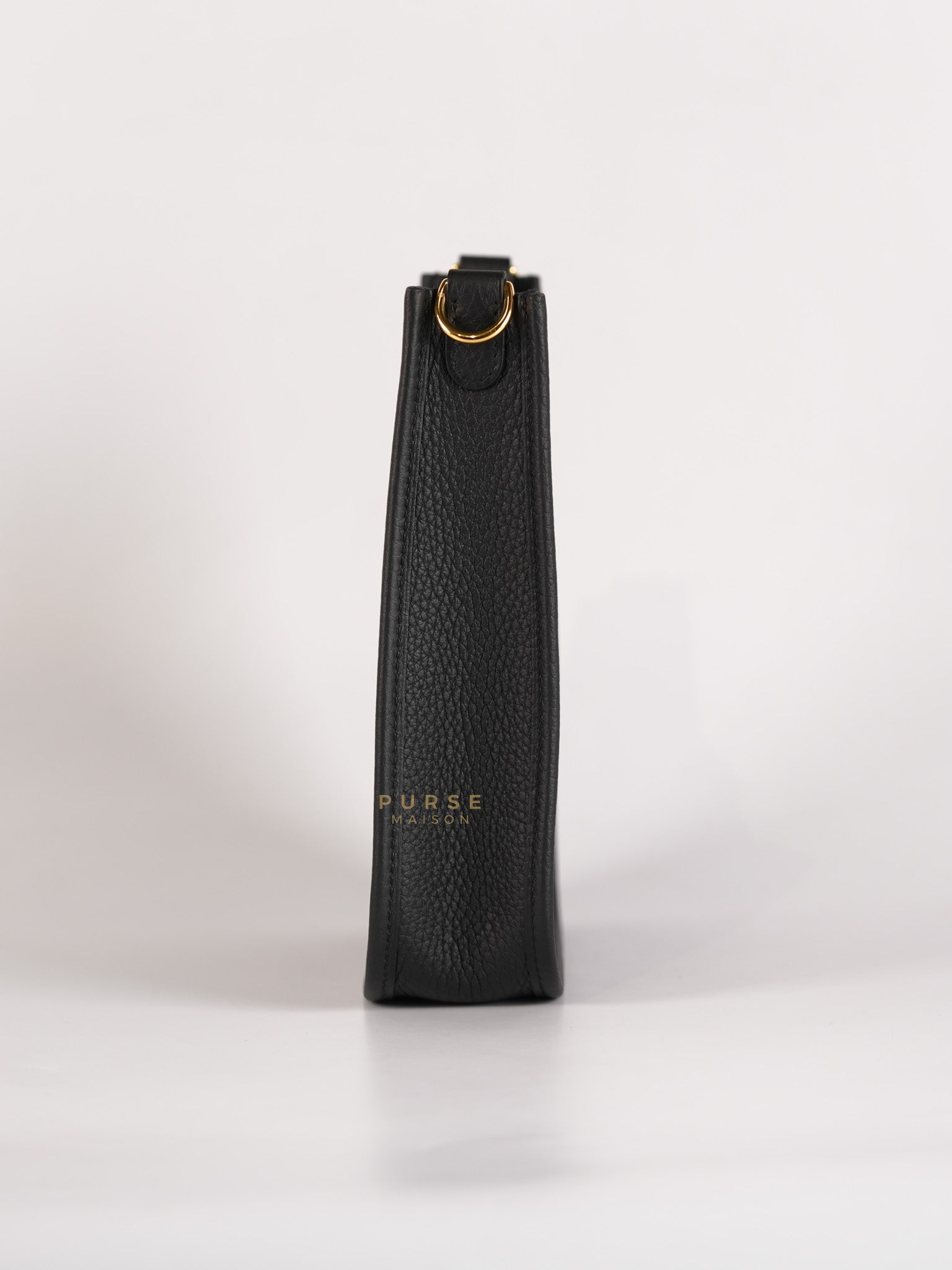 Evelyne TPM Black Clemence Hardware in Gold Hardware Stamp K (2025) | Purse Maison Luxury Bags Shop