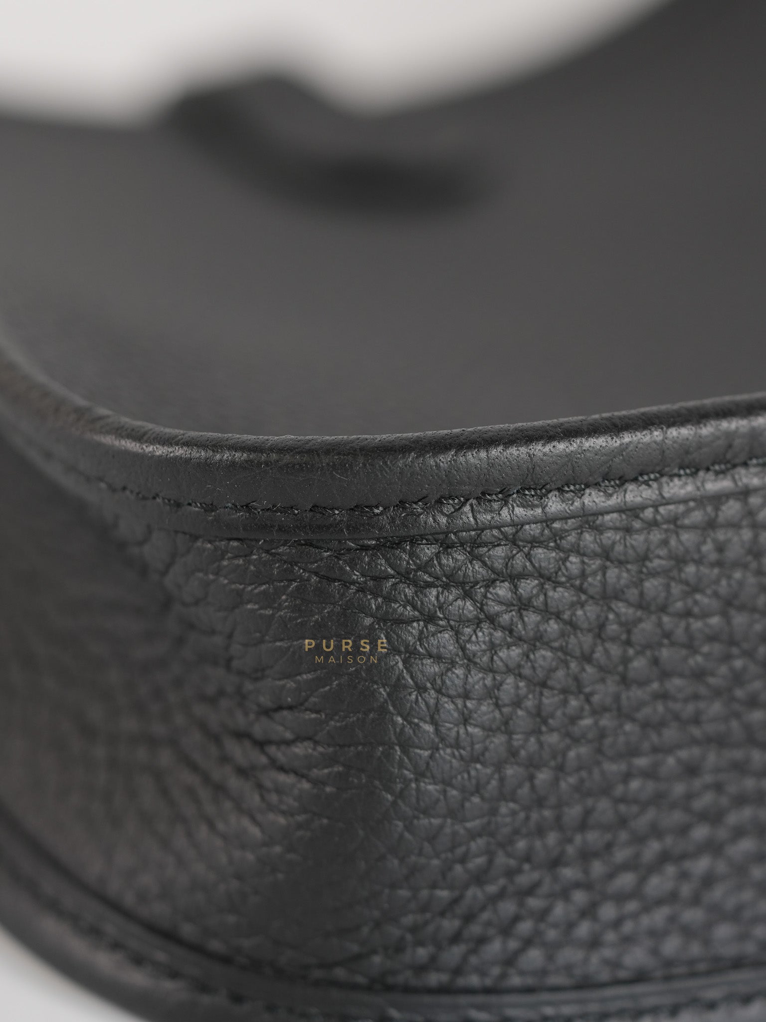 Evelyne TPM Black Clemence Hardware in Gold Hardware Stamp K (2025) | Purse Maison Luxury Bags Shop