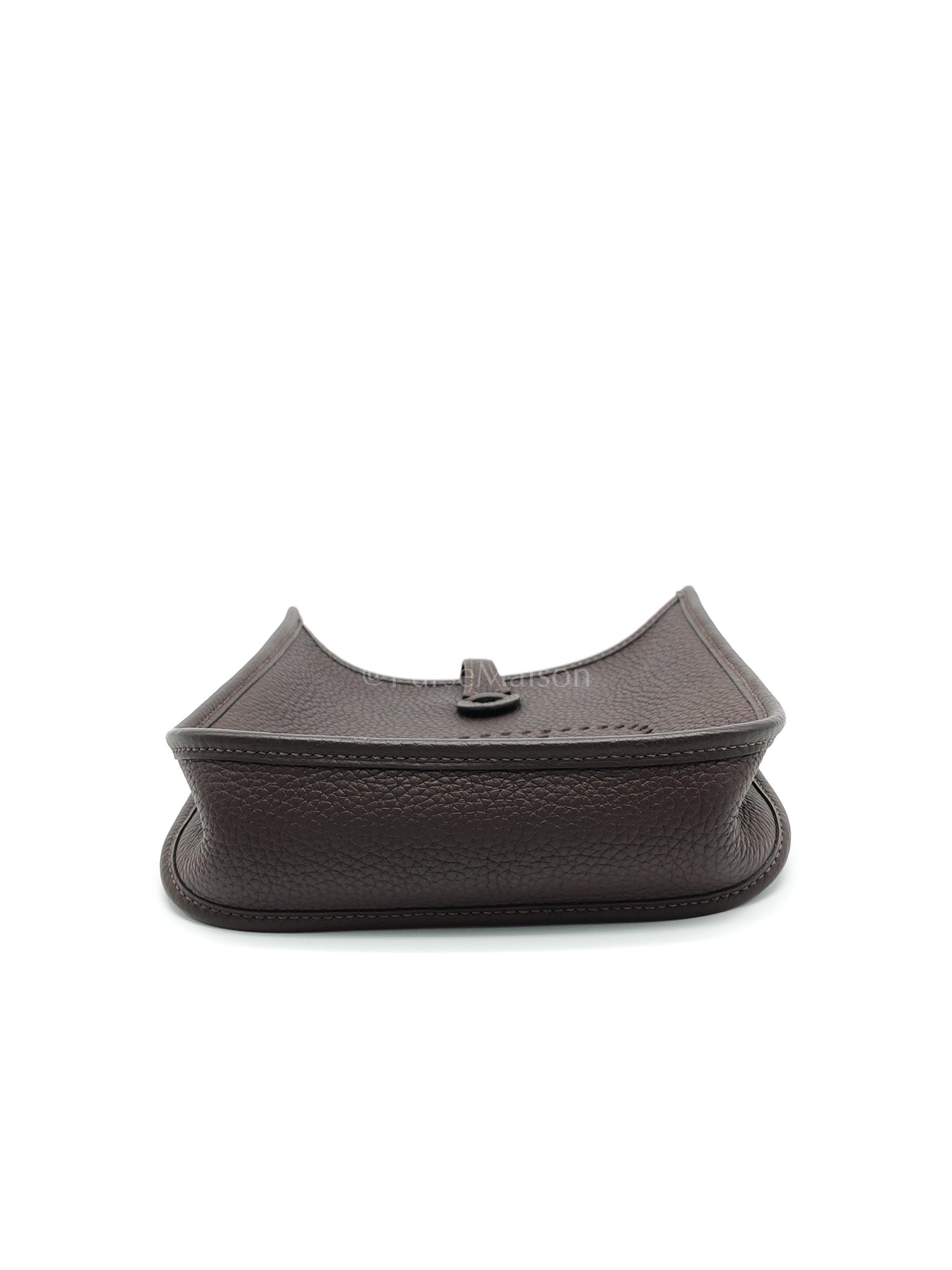 Evelyne TPM Ebene in Clemence Leather and Gold Hardware Stamp Z (2021) | Purse Maison Luxury Bags Shop