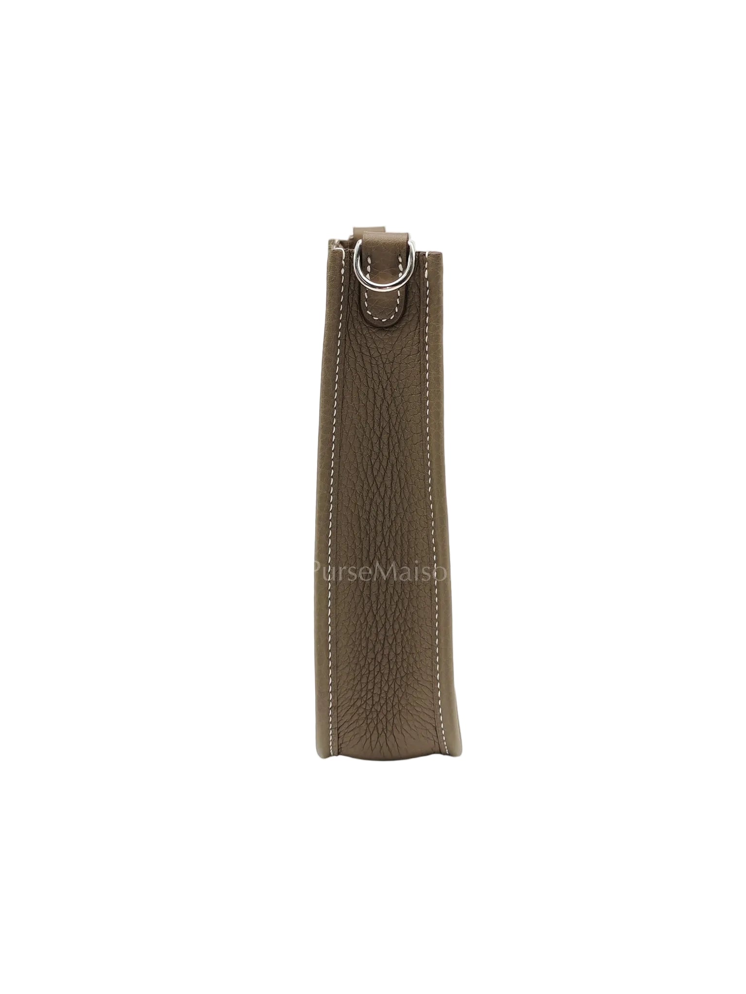 Evelyne TPM Etoupe in Clemence Leather and Palladium Hardware Stamp K (2025) | Purse Maison Luxury Bags Shop