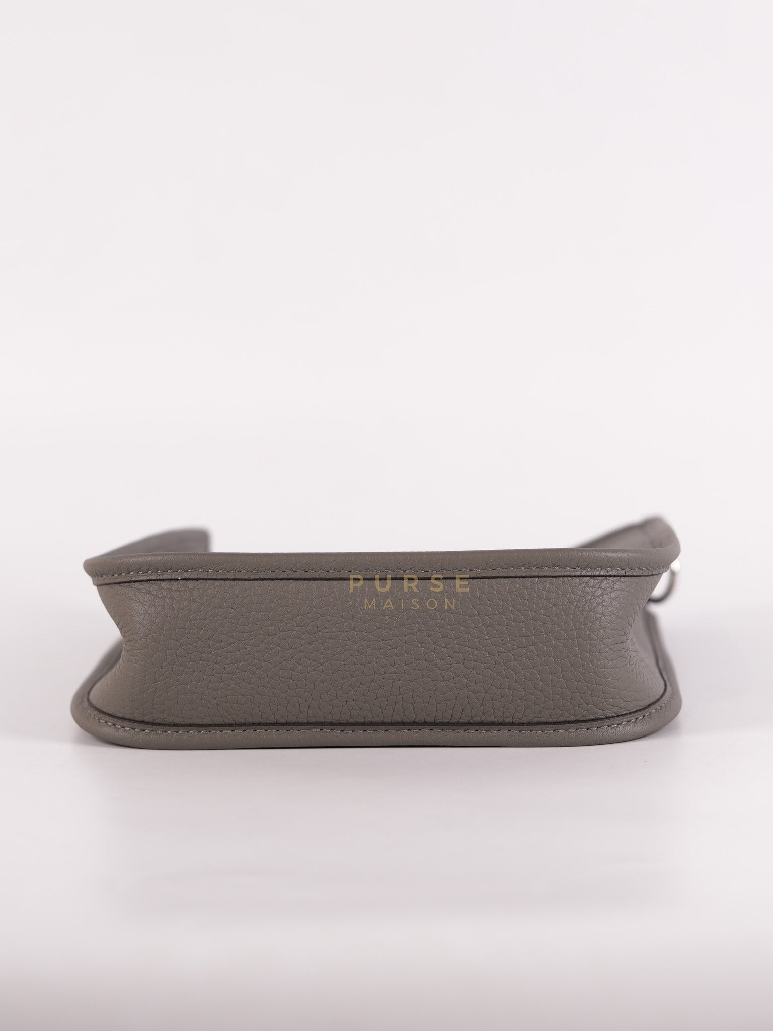 Evelyne TPM Gris Meyer Clemence Leather Palladium Hardware Stamp K(2025) | Purse Maison Luxury Bags Shop