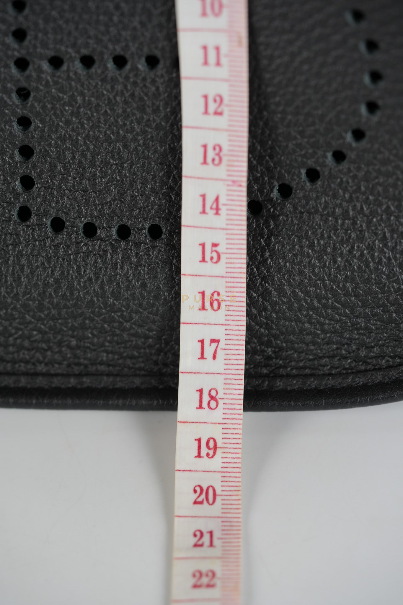 Evelyne TPM in Black Clemence Leather and Gold Hardware Stamp B (2023) | Purse Maison Luxury Bags Shop