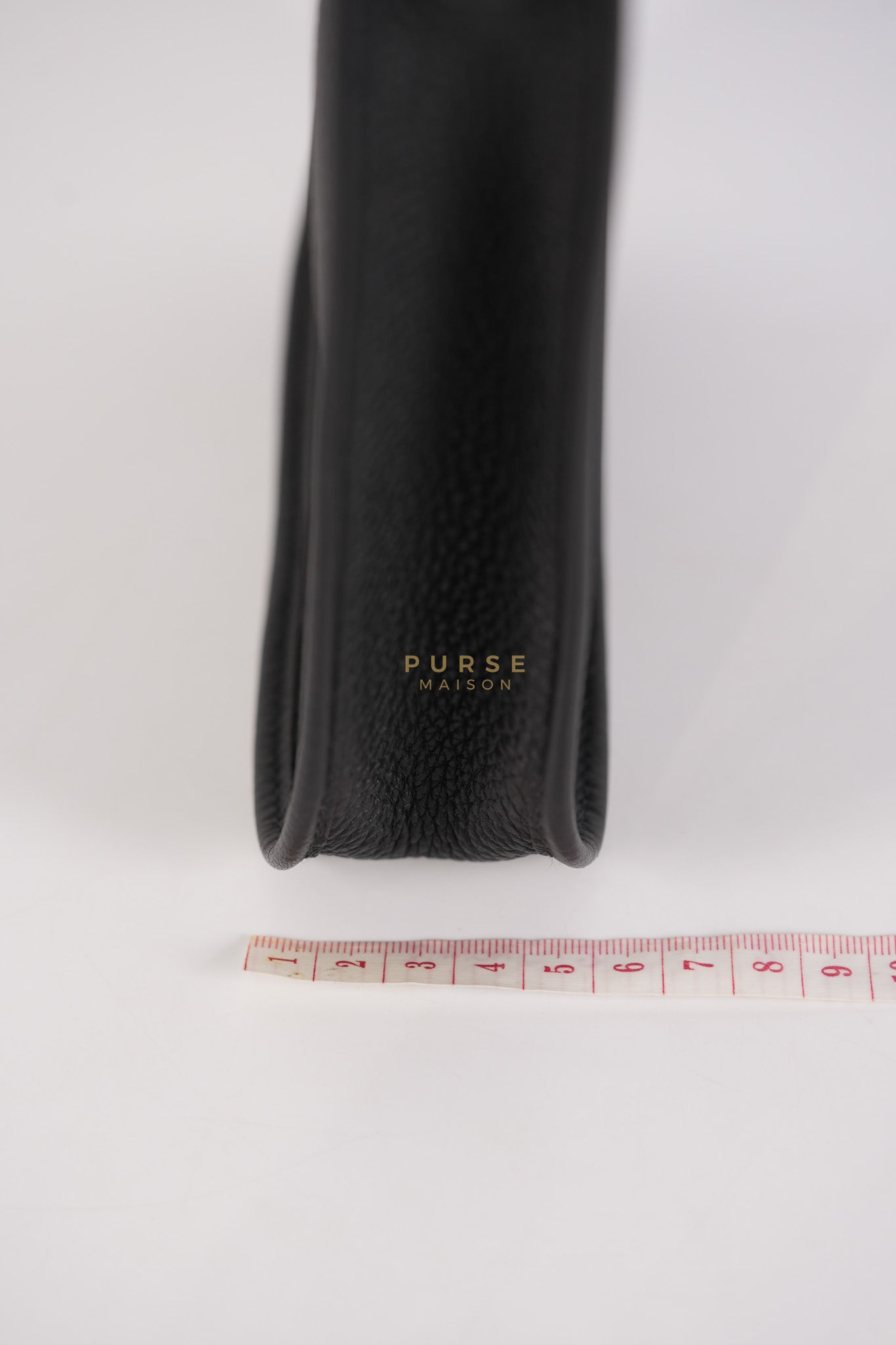 Evelyne TPM in Black Clemence Leather and Gold Hardware Stamp B (2023) | Purse Maison Luxury Bags Shop