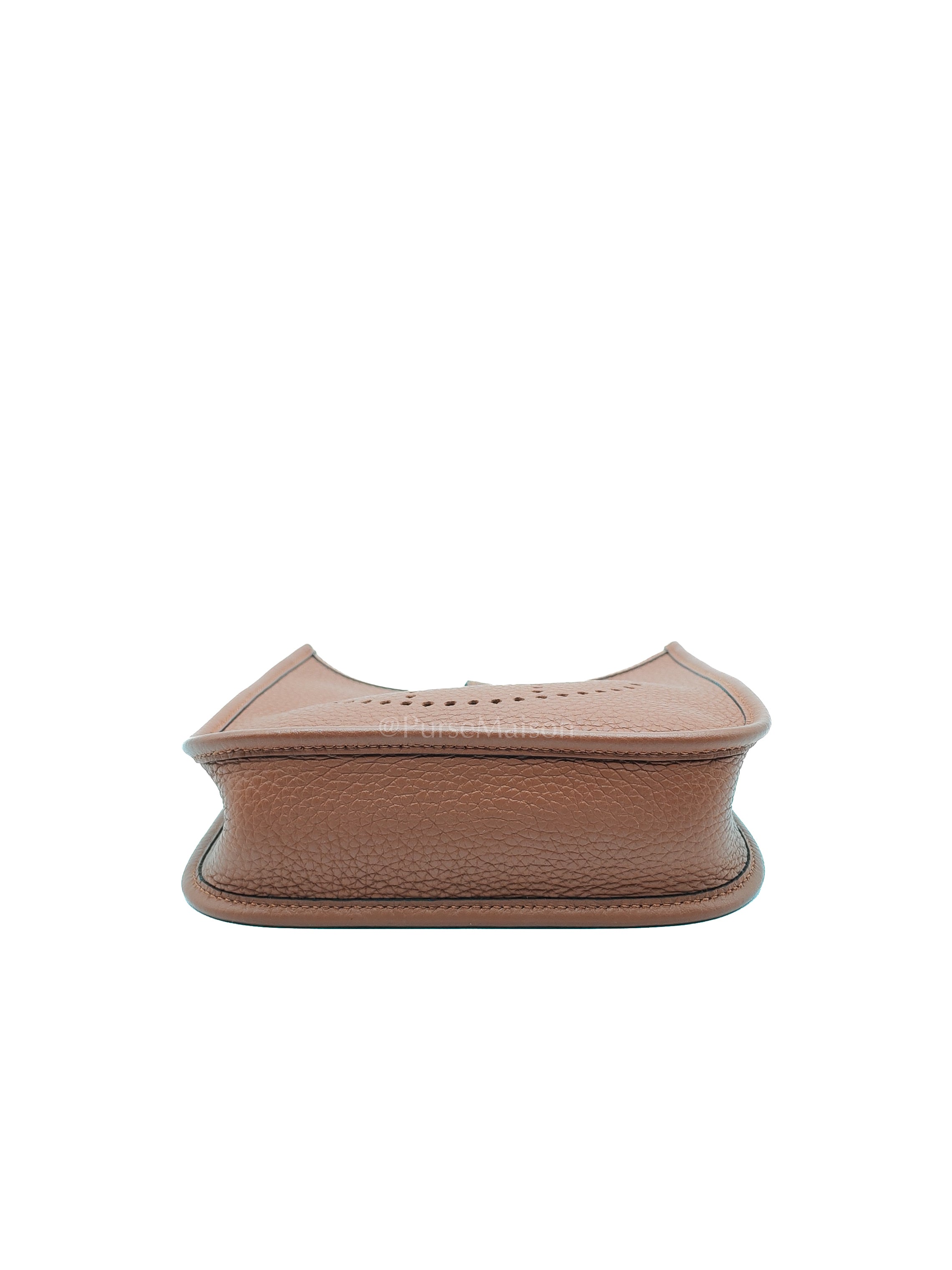 Evelyne TPM in Cuivre Clemence Leather & Palladium Hardware Stamp B (2023) | Purse Maison Luxury Bags Shop