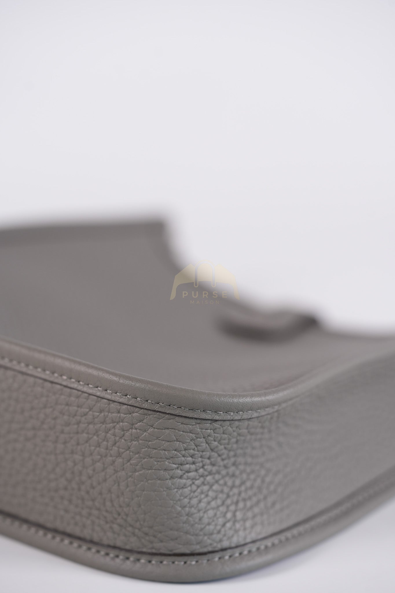 Evelyne TPM in Gris Meyer Clemence Bull Calfskin Gold Hardware Stamp K(2025) | Purse Maison Luxury Bags Shop