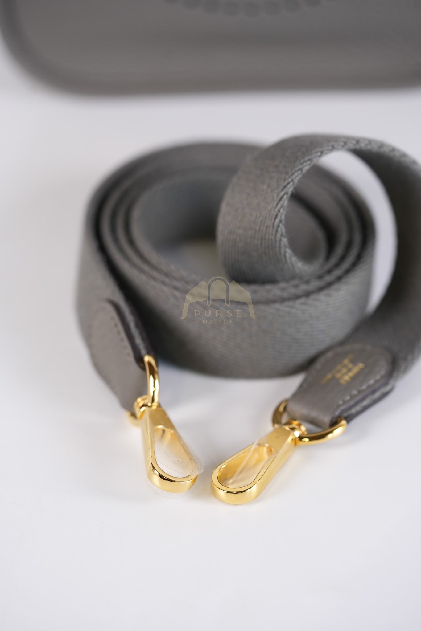 Evelyne TPM in Gris Meyer Clemence Bull Calfskin Gold Hardware Stamp K(2025) | Purse Maison Luxury Bags Shop