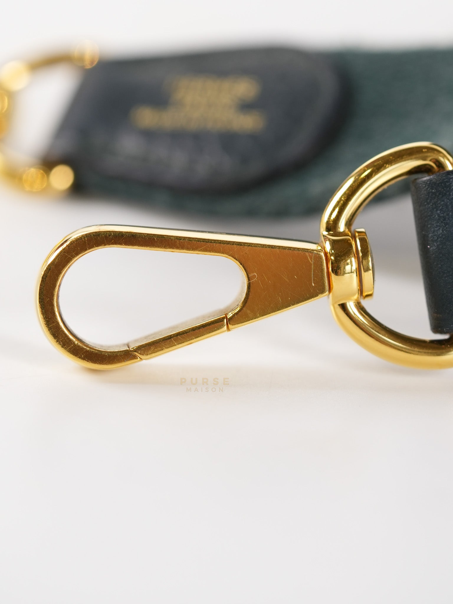 Evelyne TPM in Dark Green Clemence Leather Gold Hardware Stamp Z (2021) | Purse Maison Luxury Bags Shop