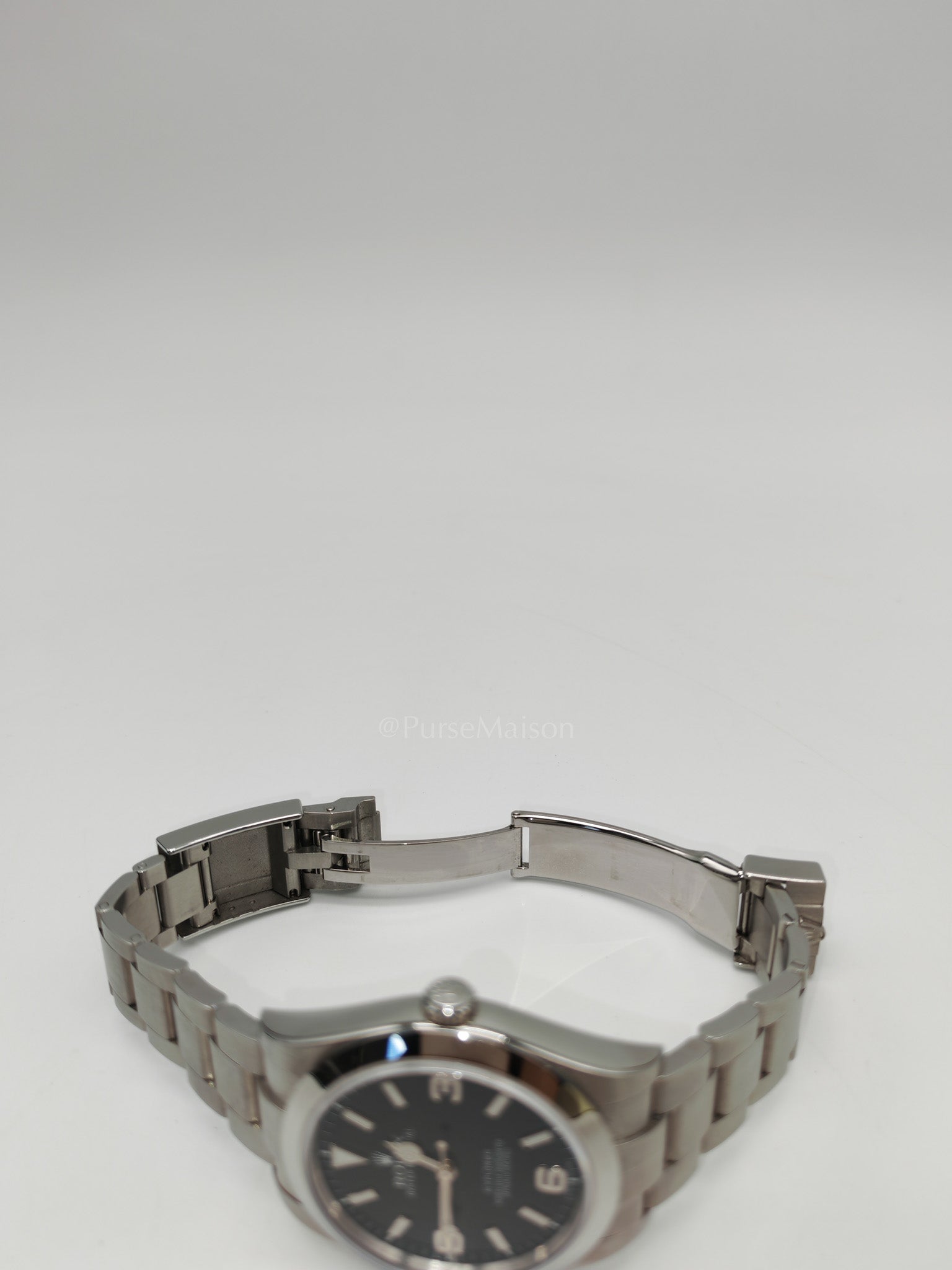 Explorer 39mm Reference 214270 in Silver Oyster Perpetual & Black Dial | Purse Maison Luxury Bags Shop