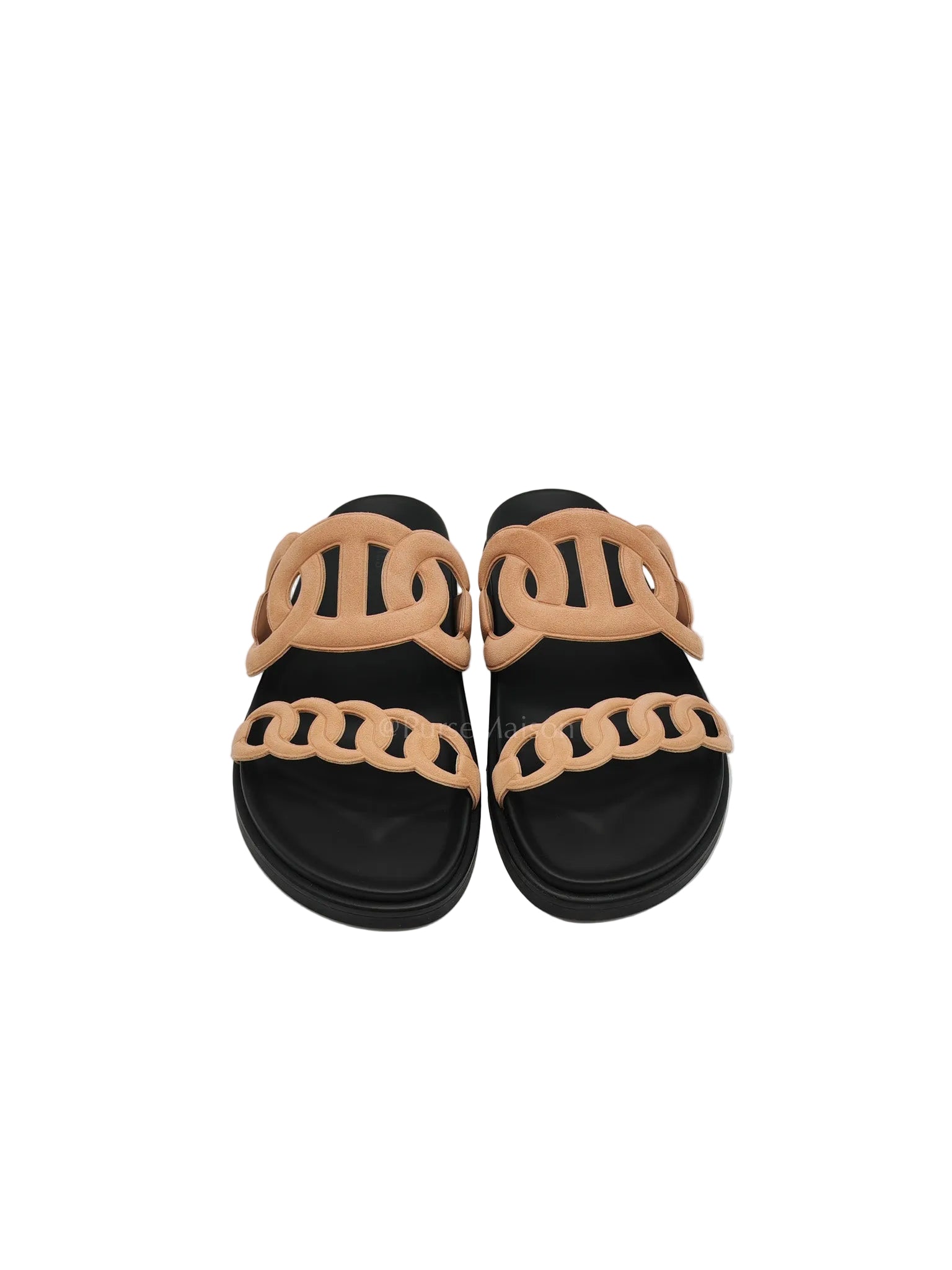 Extra Sandal in Beige Suede Leather Size 38.5 EU (25 cm) | Purse Maison Luxury Bags Shop