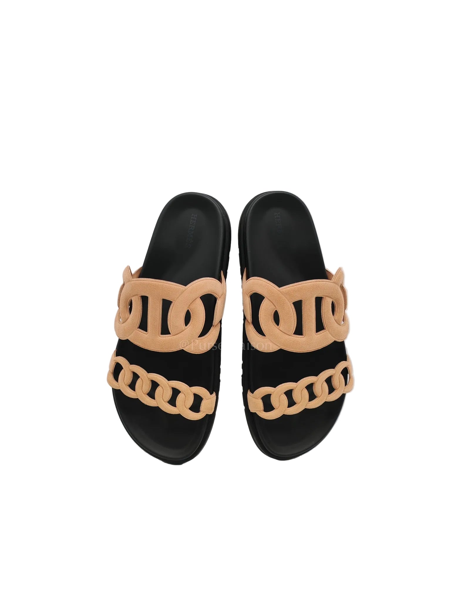 Extra Sandal in Beige Suede Leather Size 38.5 EU (25 cm) | Purse Maison Luxury Bags Shop