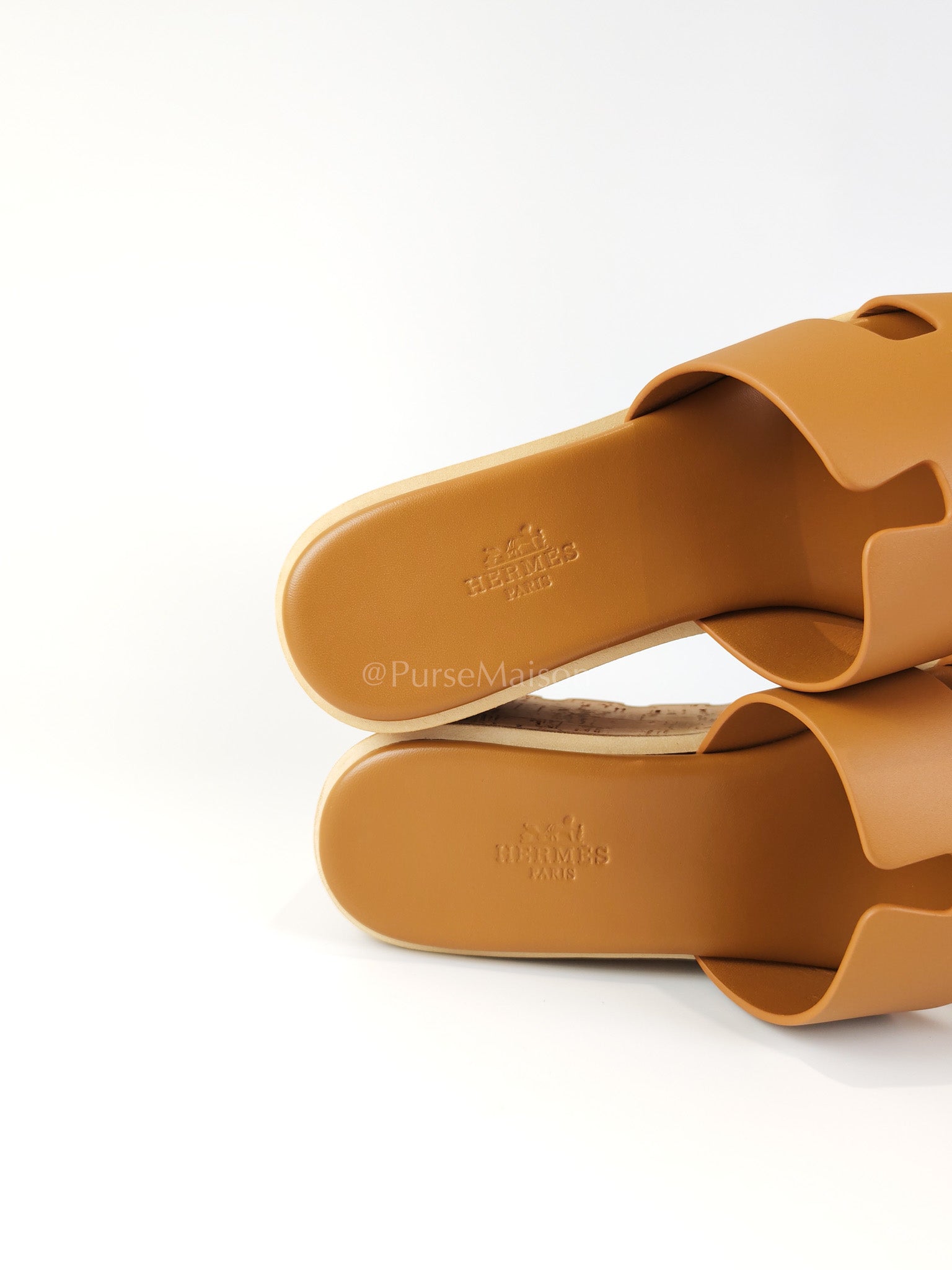 Eze Sandals Gold in Swift Leather Size 37 (24 cm) | Purse Maison Luxury Bags Shop