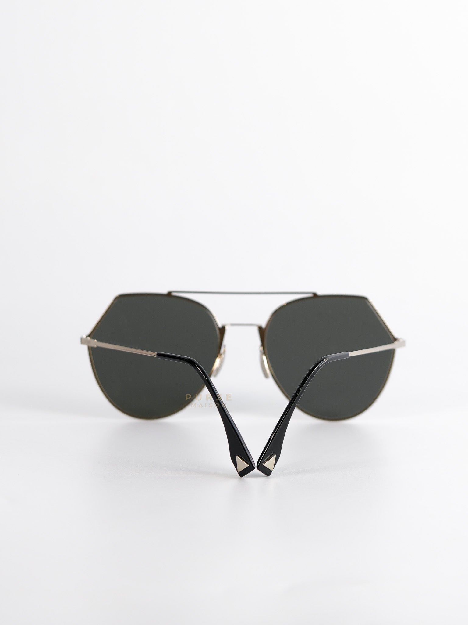 F Eyeline Sky Metal Grey Sunglass | Purse Maison Luxury Bags Shop