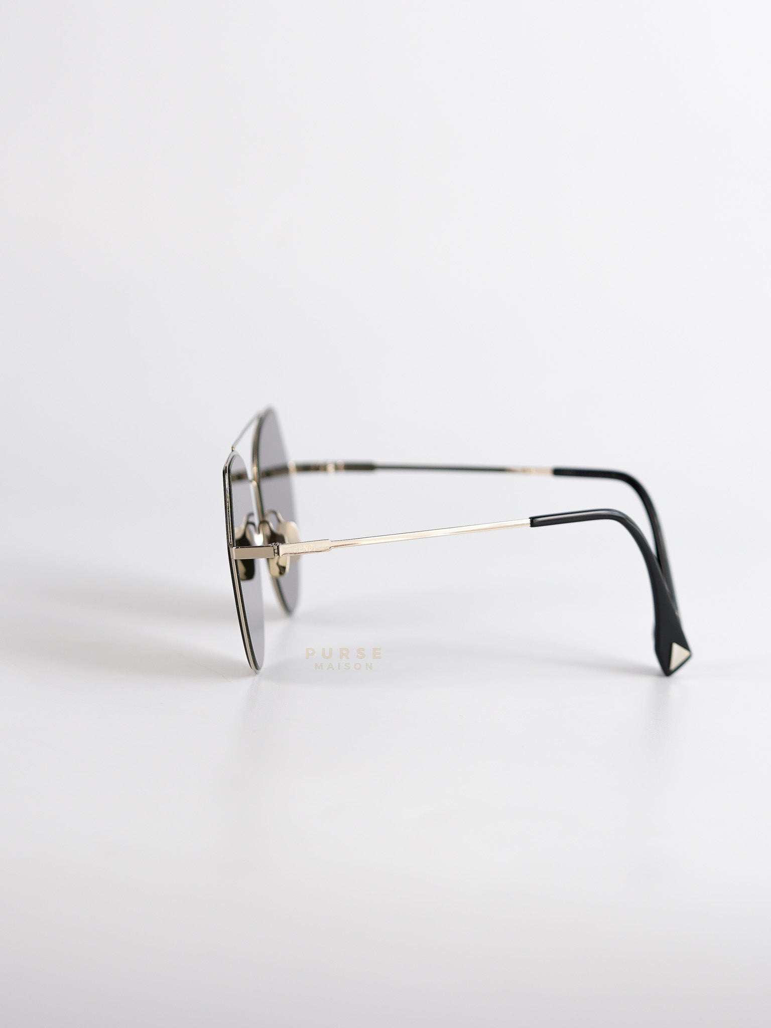 F Eyeline Sky Metal Grey Sunglass | Purse Maison Luxury Bags Shop