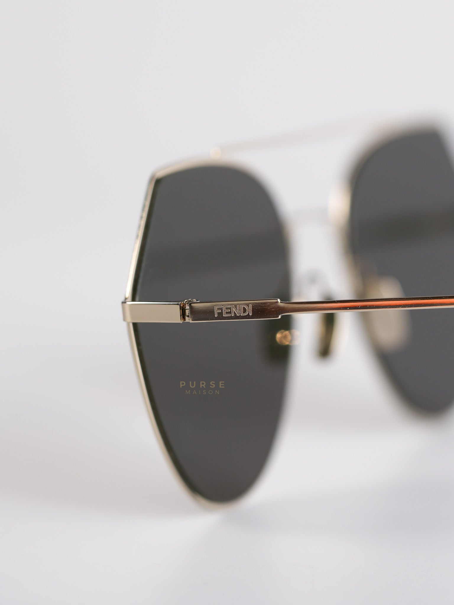 F Eyeline Sky Metal Grey Sunglass | Purse Maison Luxury Bags Shop
