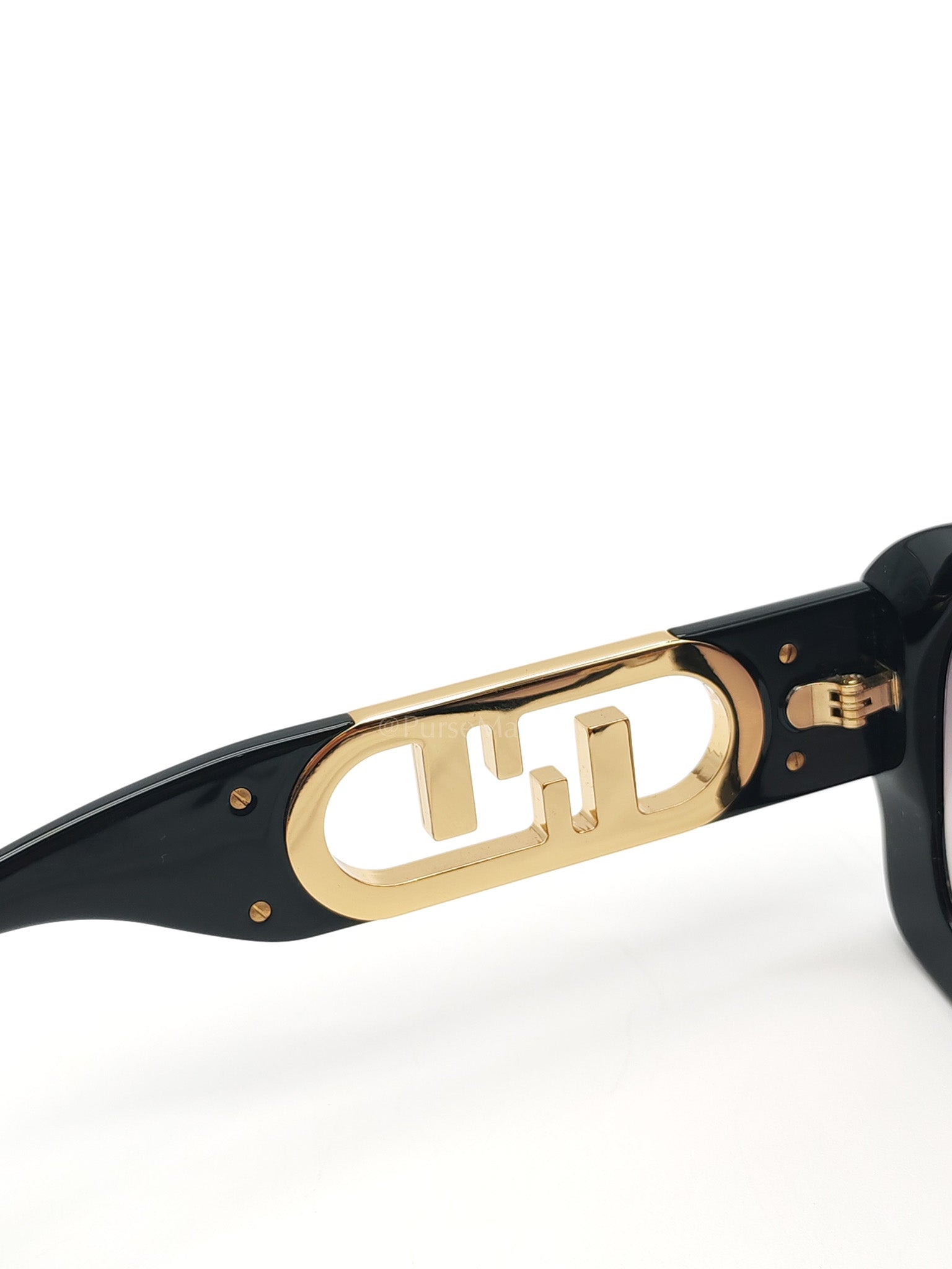 O'Lock FE40048F Sunglasses in Shiny Black/Gold Acetate