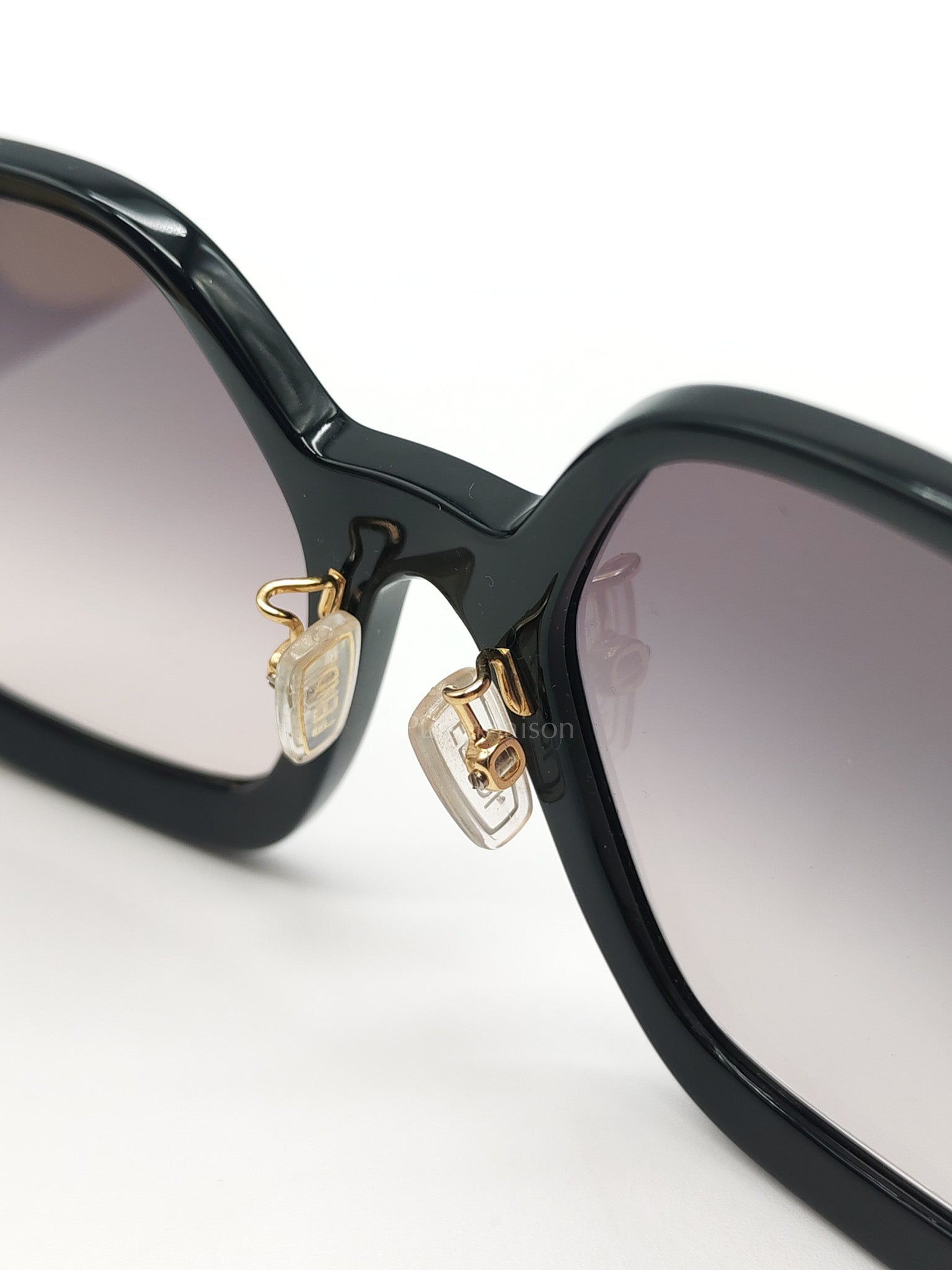 O'Lock FE40048F Sunglasses in Shiny Black/Gold Acetate