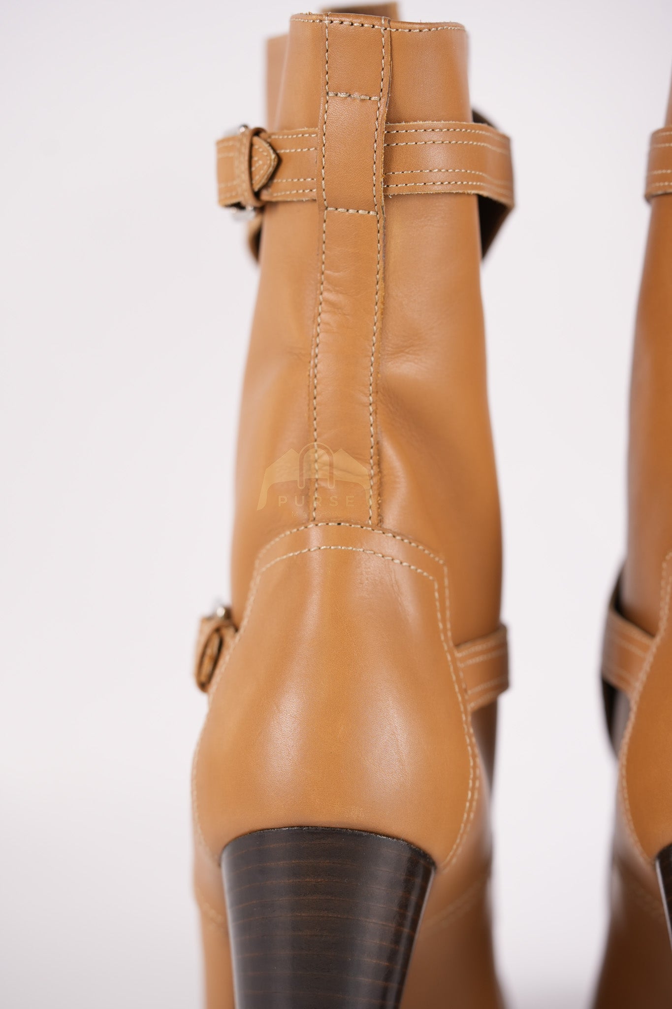 Feeling Veau Bottine Boots in Tabac Camel Size 38 (24cm) | Purse Maison Luxury Bags Shop