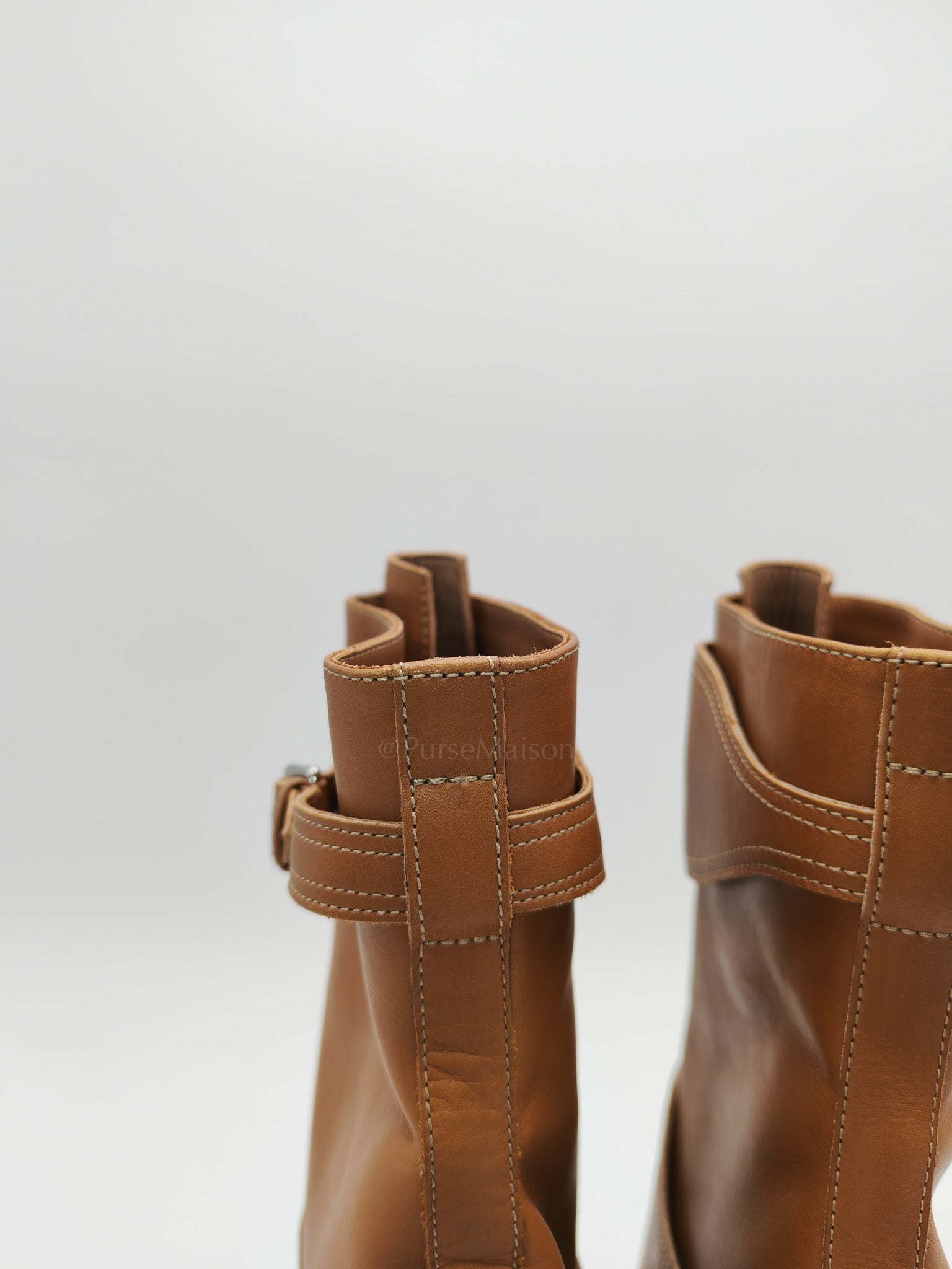 Feeling Veau Bottine Boots in Tabac Camel Size 38 (24cm) | Purse Maison Luxury Bags Shop