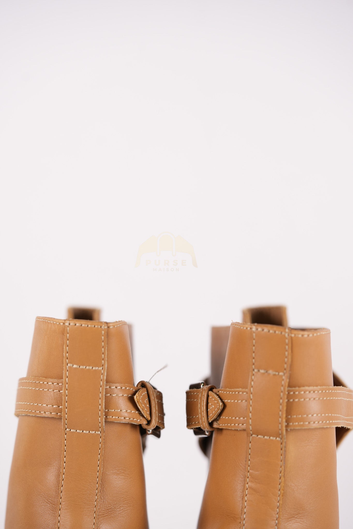 Feeling Veau Bottine Boots in Tabac Camel Size 38 (24cm) | Purse Maison Luxury Bags Shop