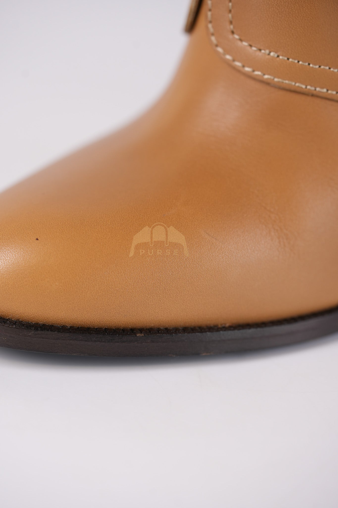 Feeling Veau Bottine Boots in Tabac Camel Size 38 (24cm) | Purse Maison Luxury Bags Shop