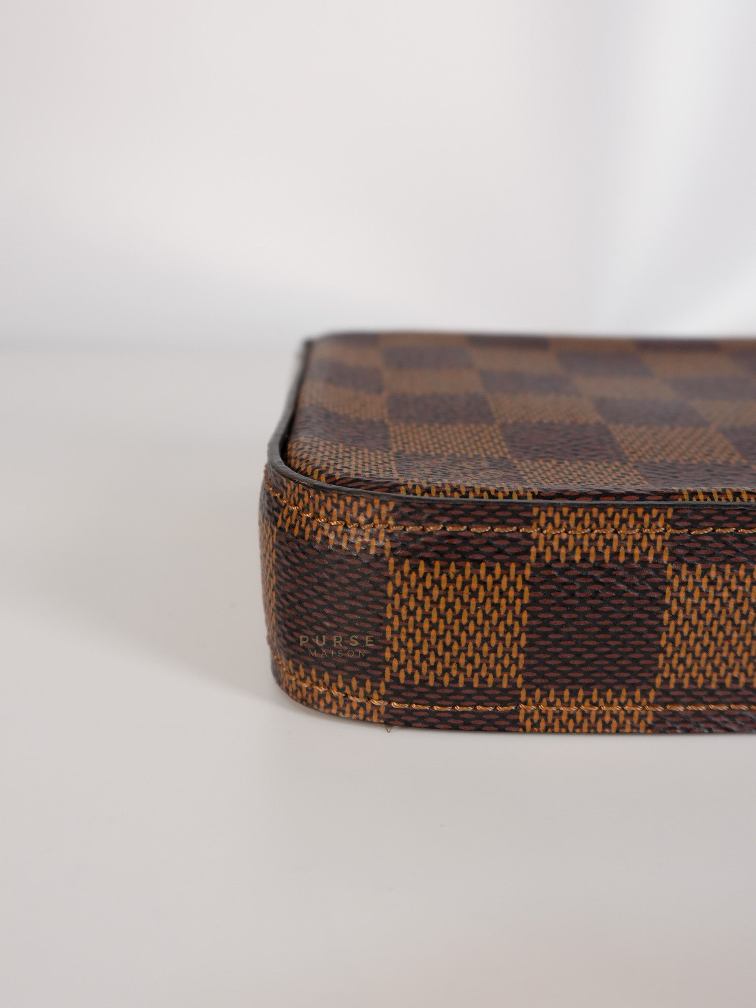 Felicie in Damier Ebene Canvas (Date Code: MI2138) | Purse Maison Luxury Bags Shop
