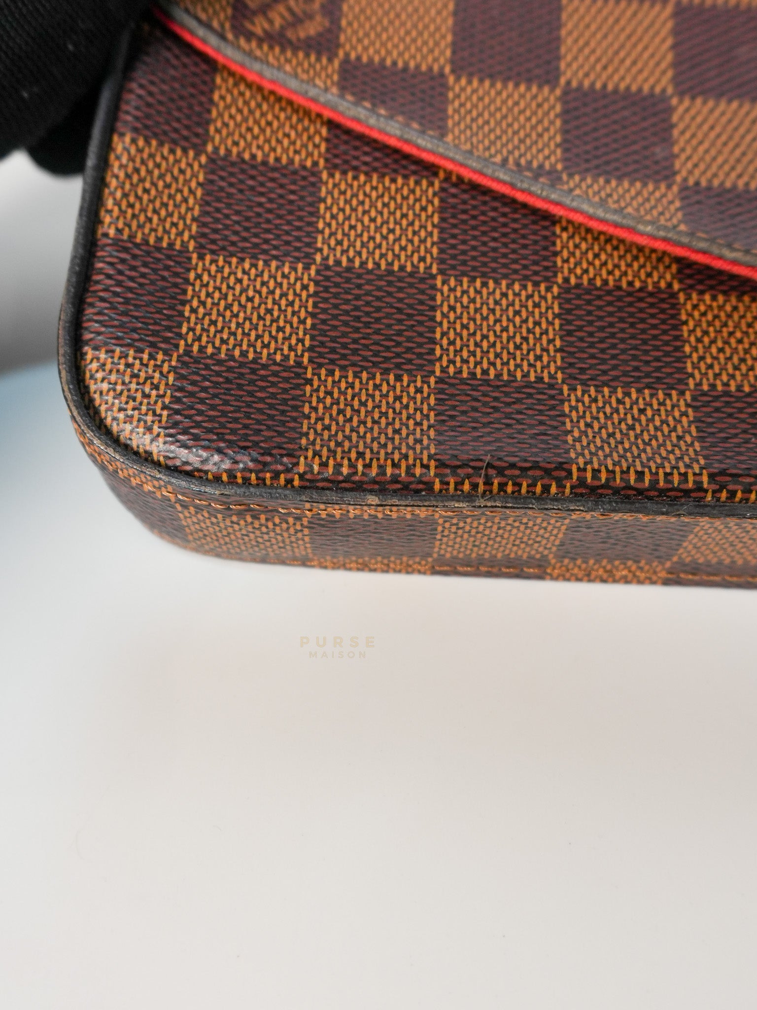 Felicie in Damier Ebene Canvas (Date Code: MI2138) | Purse Maison Luxury Bags Shop