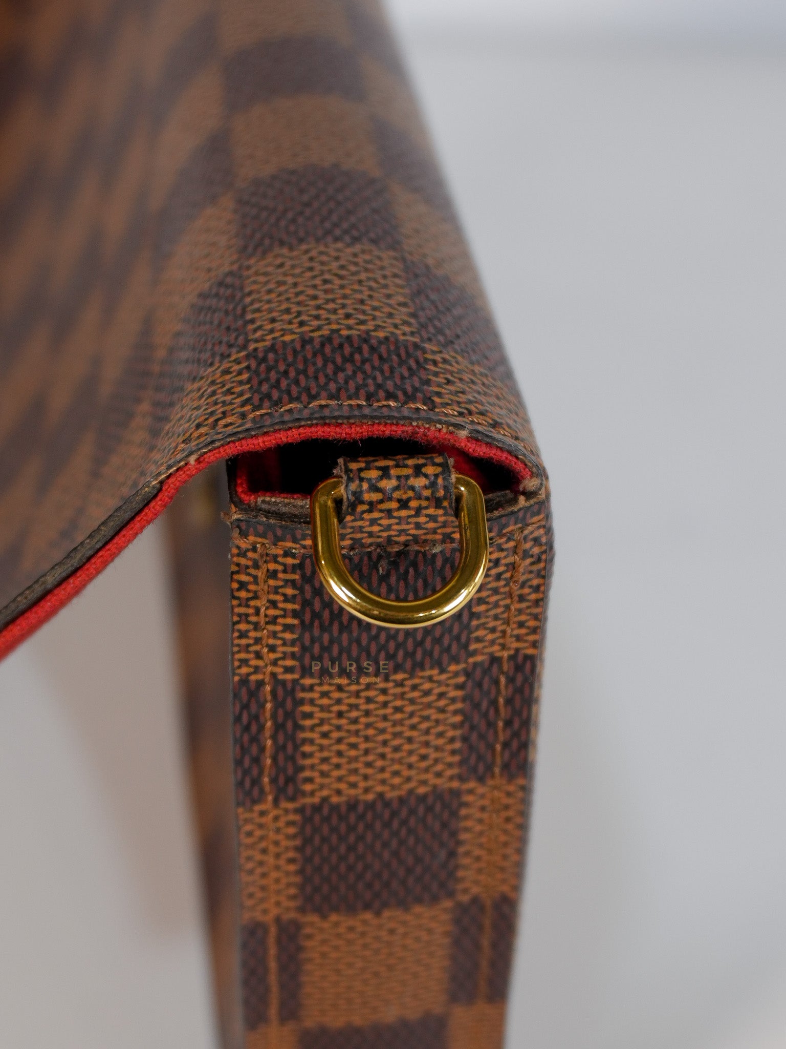 Felicie in Damier Ebene Canvas (Date Code: MI2138) | Purse Maison Luxury Bags Shop