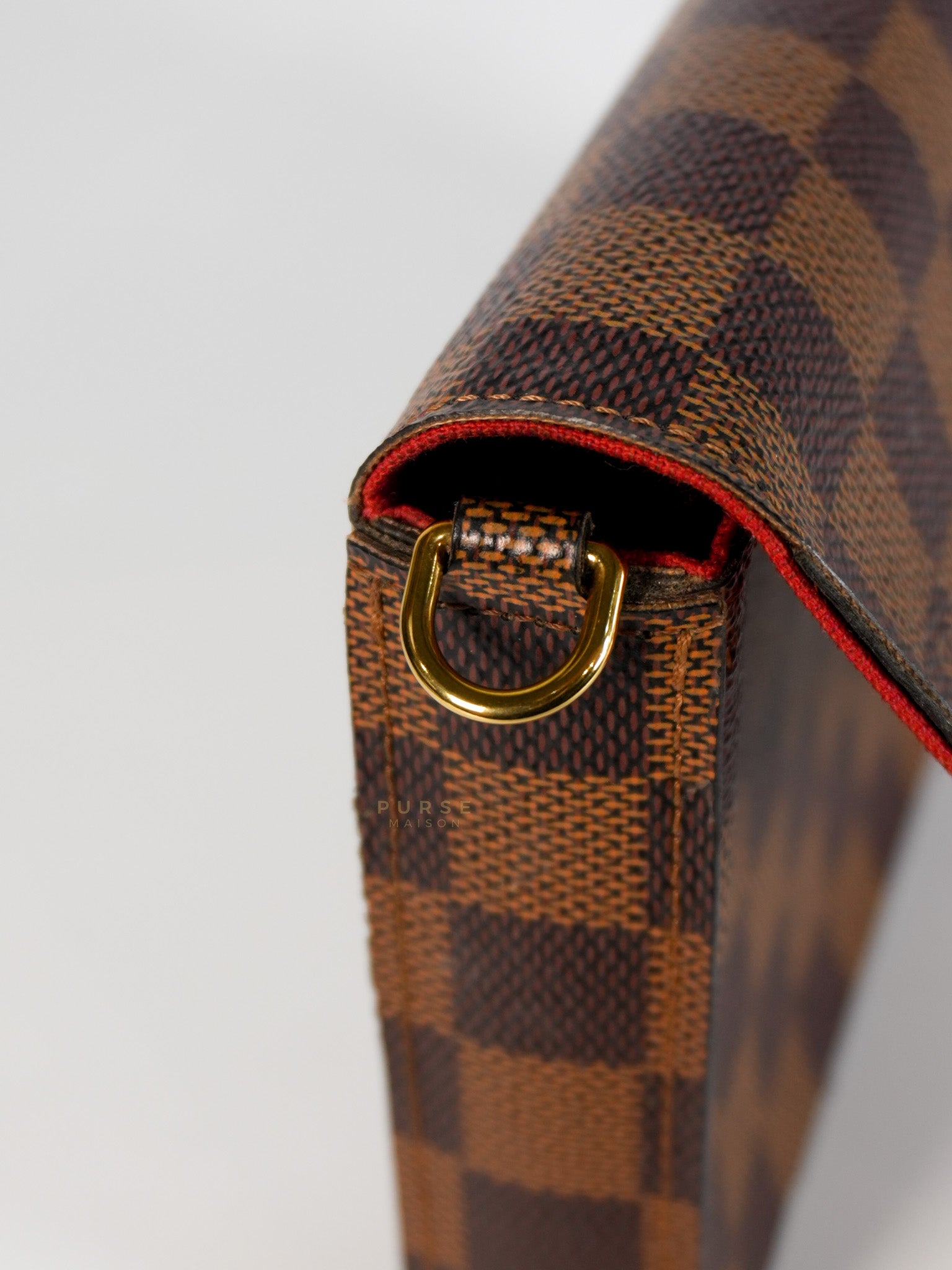 Felicie in Damier Ebene Canvas (Date Code: MI2138) | Purse Maison Luxury Bags Shop