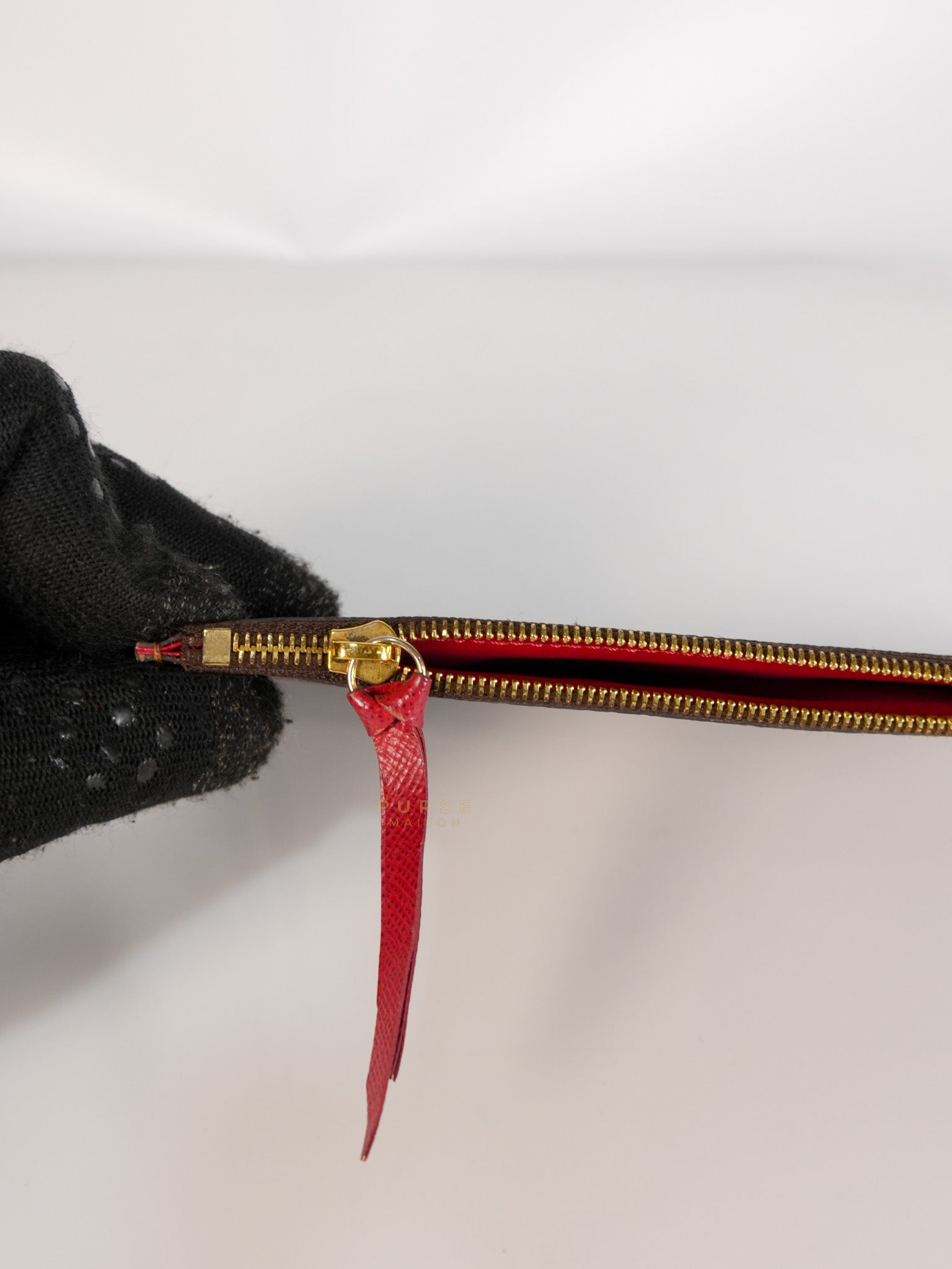 Felicie in Damier Ebene Canvas (Date Code: MI2138) | Purse Maison Luxury Bags Shop