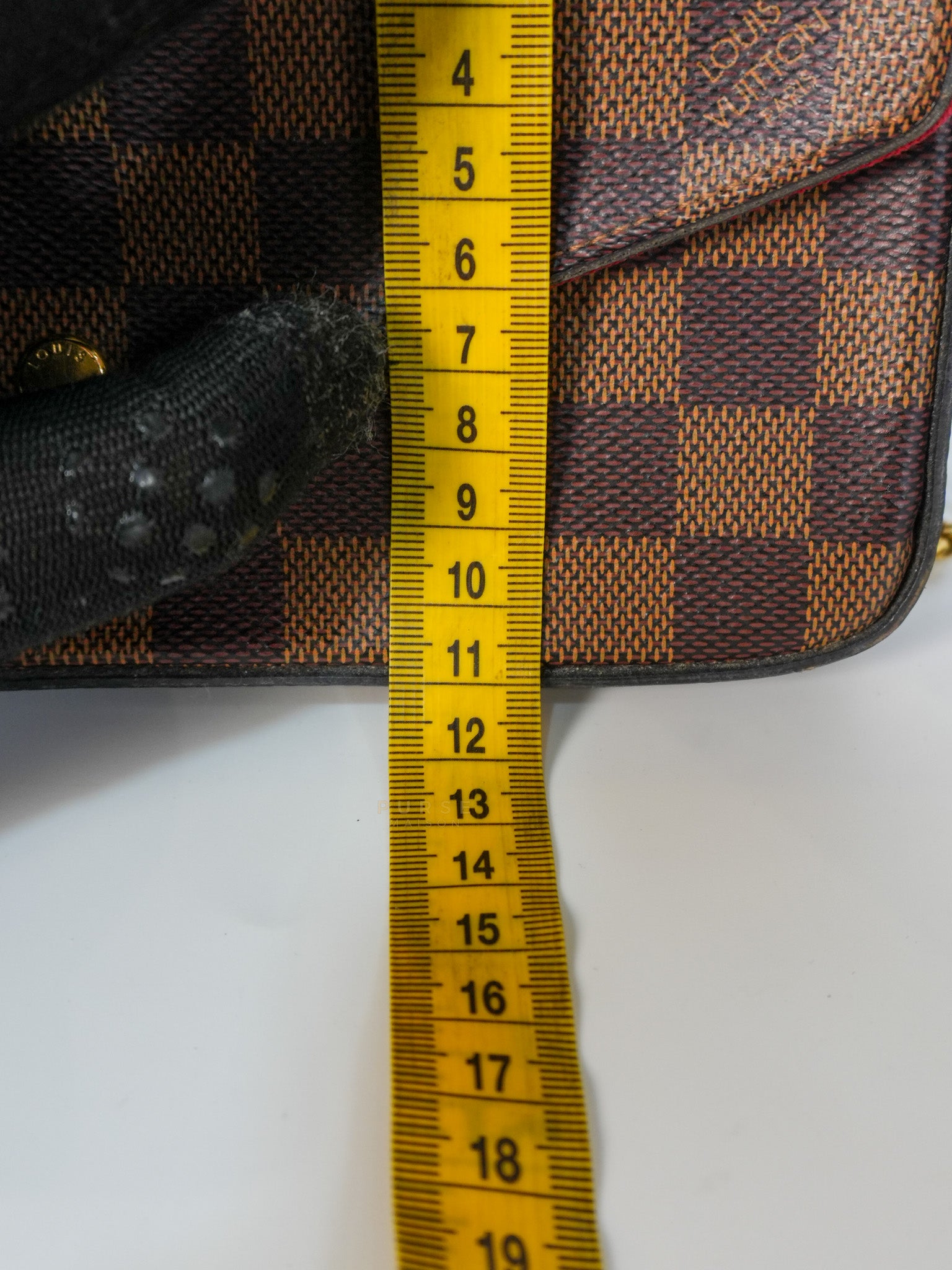 Felicie in Damier Ebene Canvas (Date Code: MI2138) | Purse Maison Luxury Bags Shop