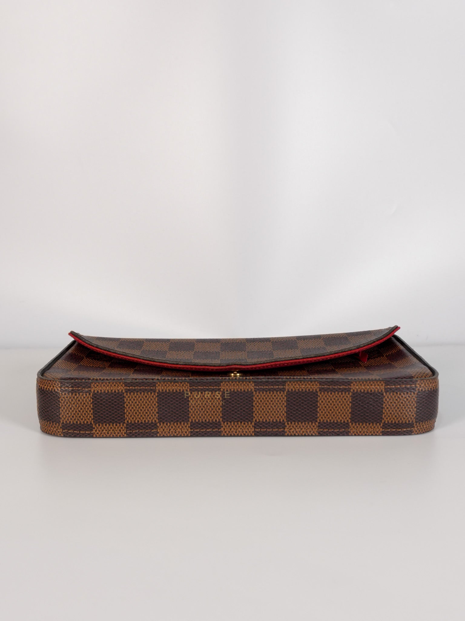 Felicie in Damier Ebene Canvas (Date Code: MI2138) | Purse Maison Luxury Bags Shop